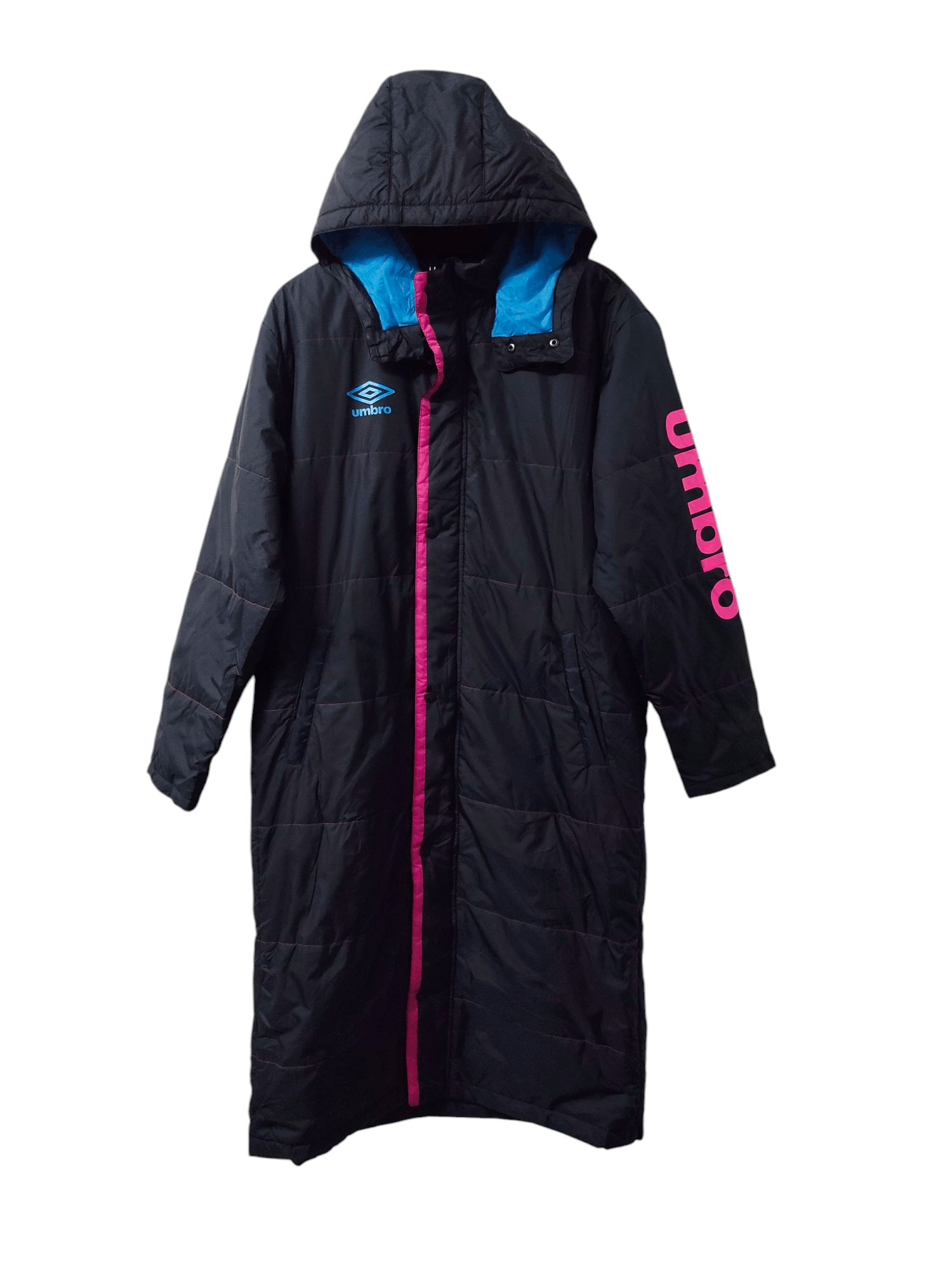 Umbro authentic UMBRO hooded big logo unisex long jacket Size L / US 10 / IT 46 - 1 Thumbnail