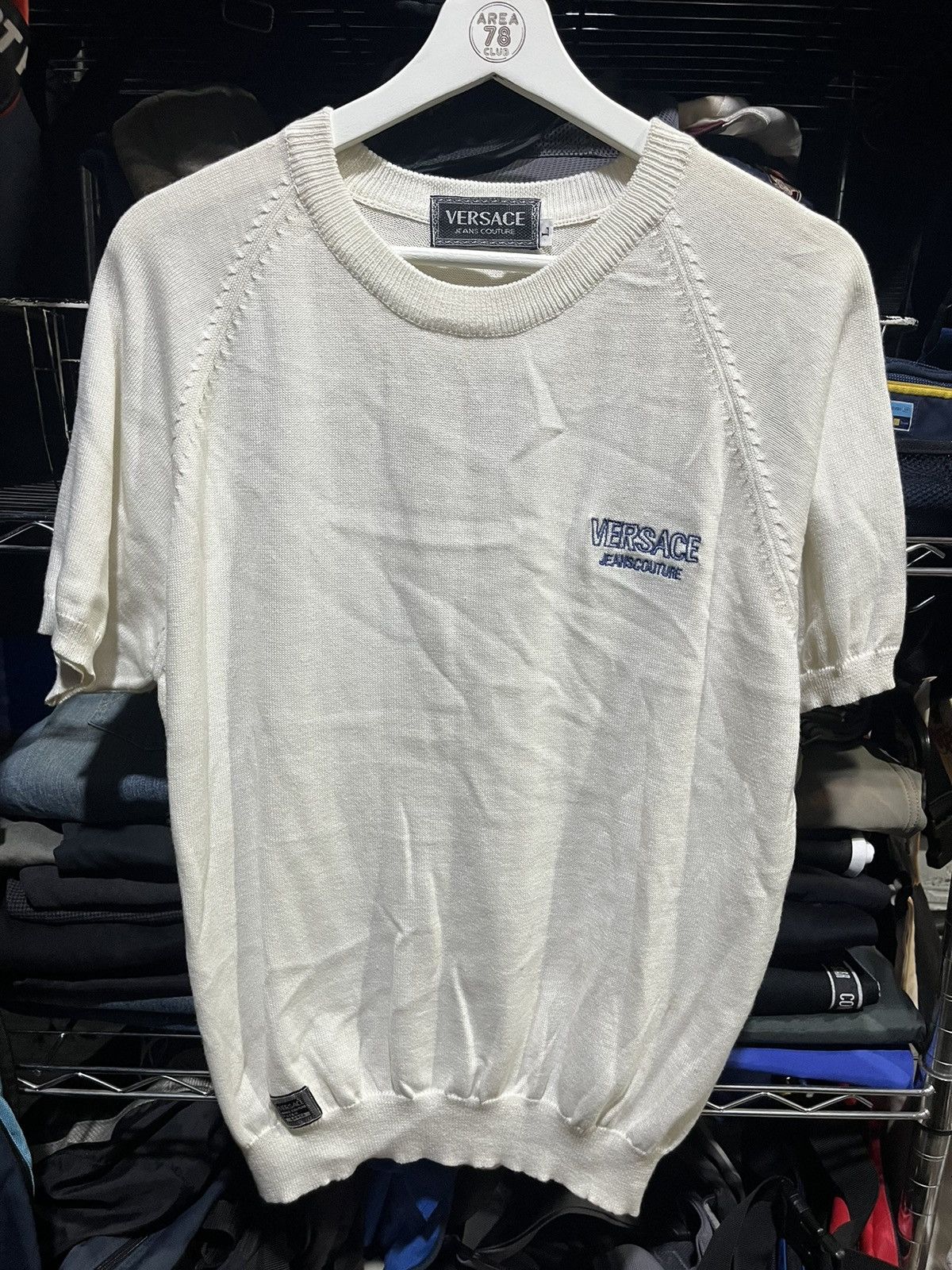 Versace Jeans Couture Versace Jeans Couture Knit Sweater Short-sleeve Size US L / EU 52-54 / 3 - 1 Thumbnail