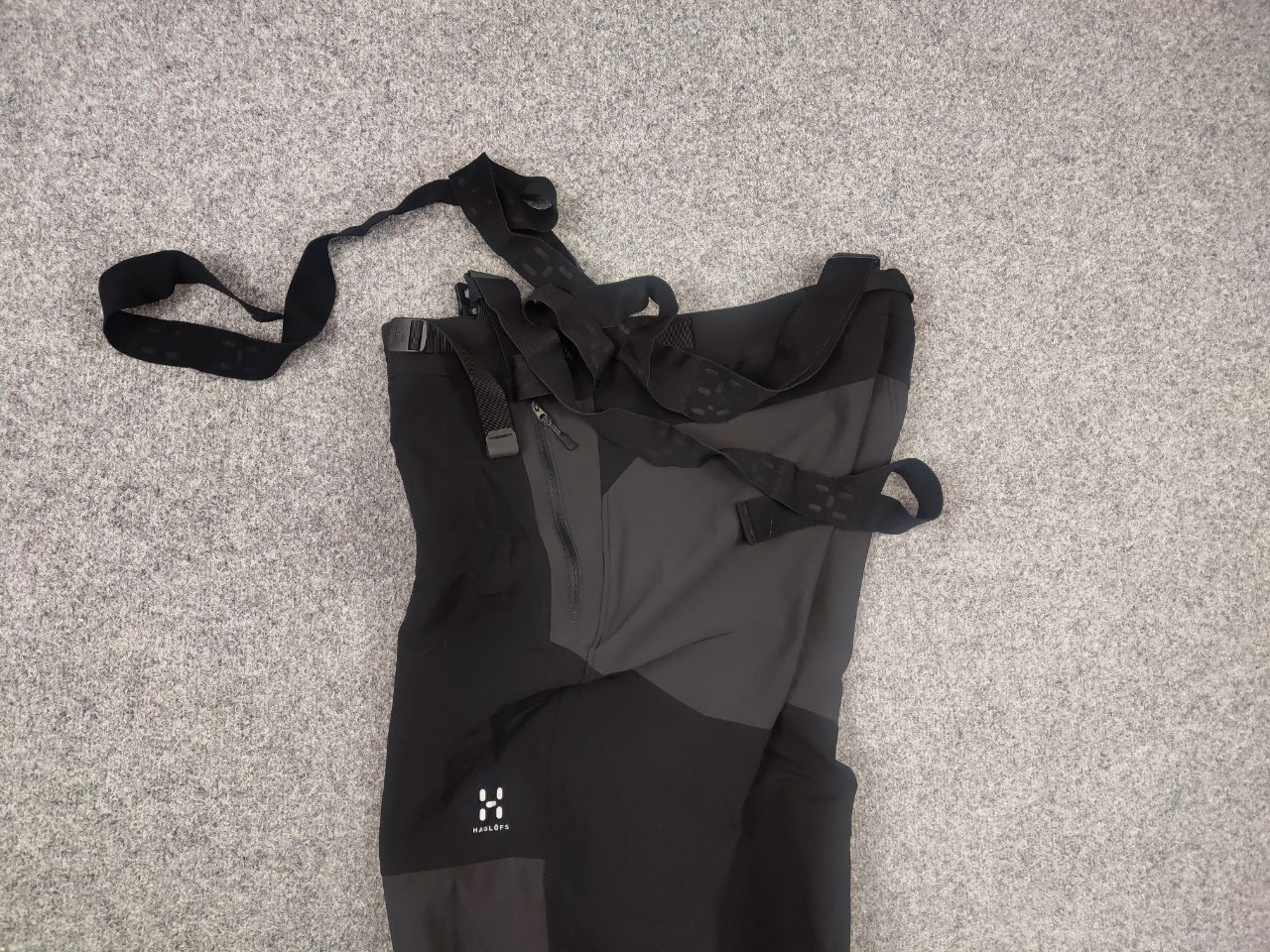Haglofs Haglofs Pro Shell Black Zip Ski pants with suspenders Size US 36 / EU 52 - 14 Thumbnail
