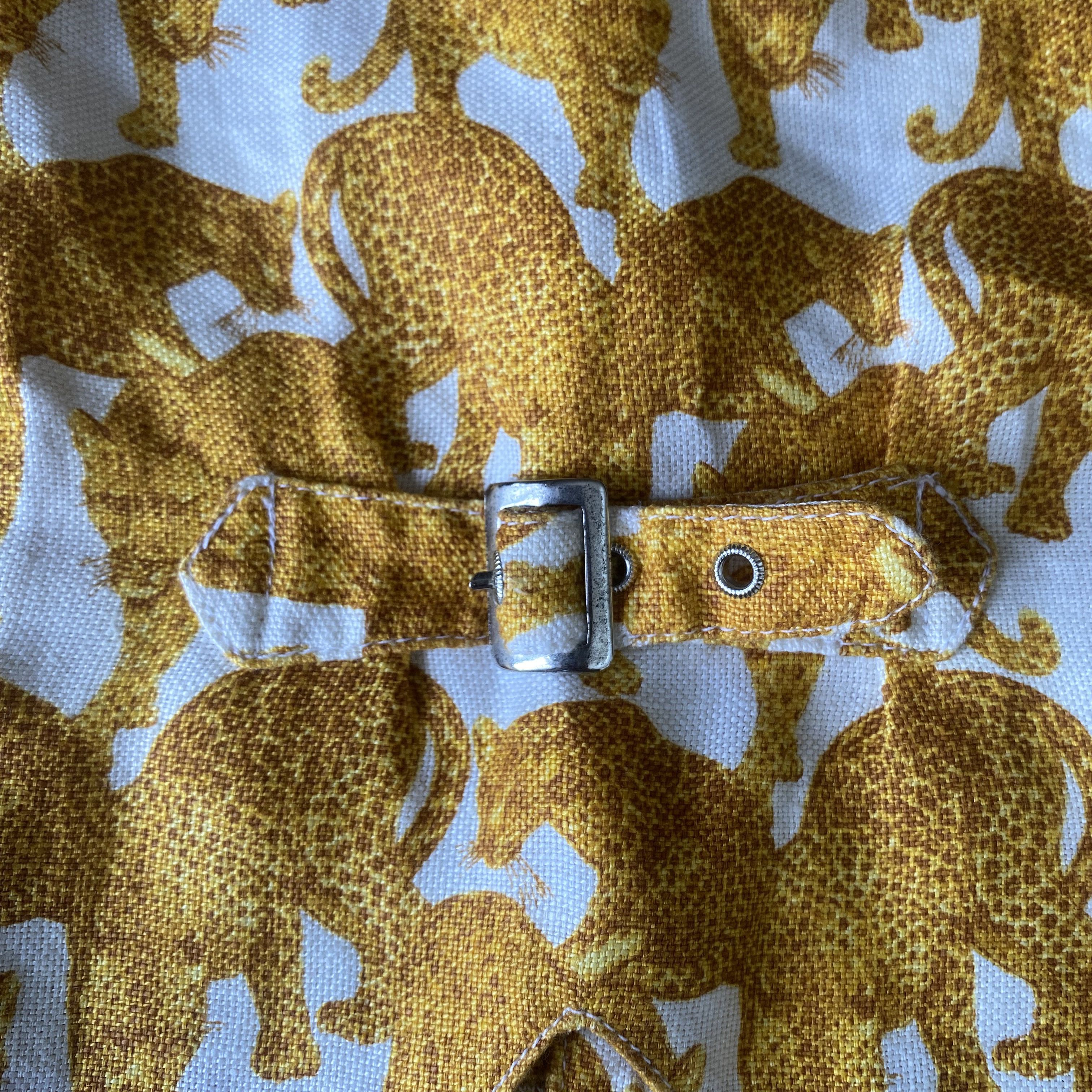 Versus Versace Vintage Yellow Leopard Print Vest Size US S / EU 44-46 / 1 - 7 Thumbnail