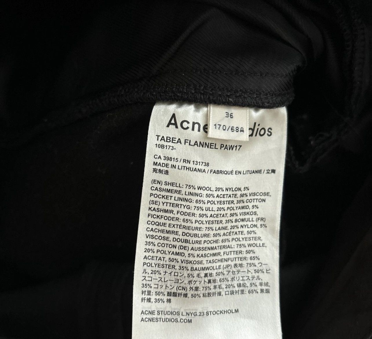 Acne Studios Acne Studios Tabea Flannel Wool pants Size 27" / US 4 / IT 40 - 6 Thumbnail
