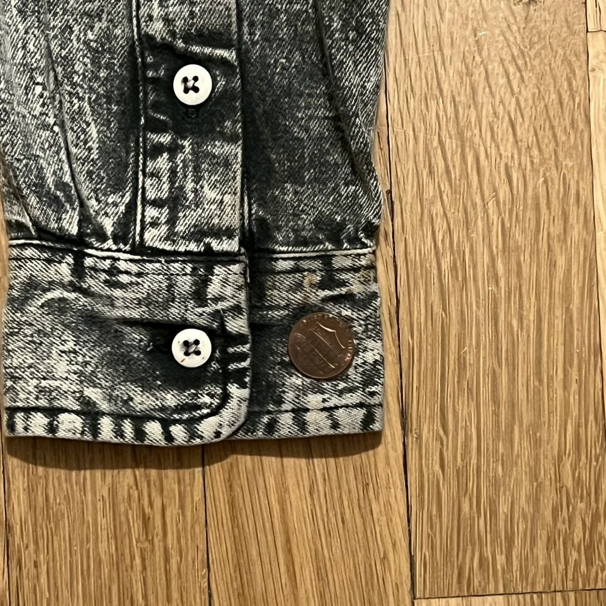 Aeropostale Vintage Aeropostale Mens Large Button Up Acid Wash Green Size US L / EU 52-54 / 3 - 9 Thumbnail