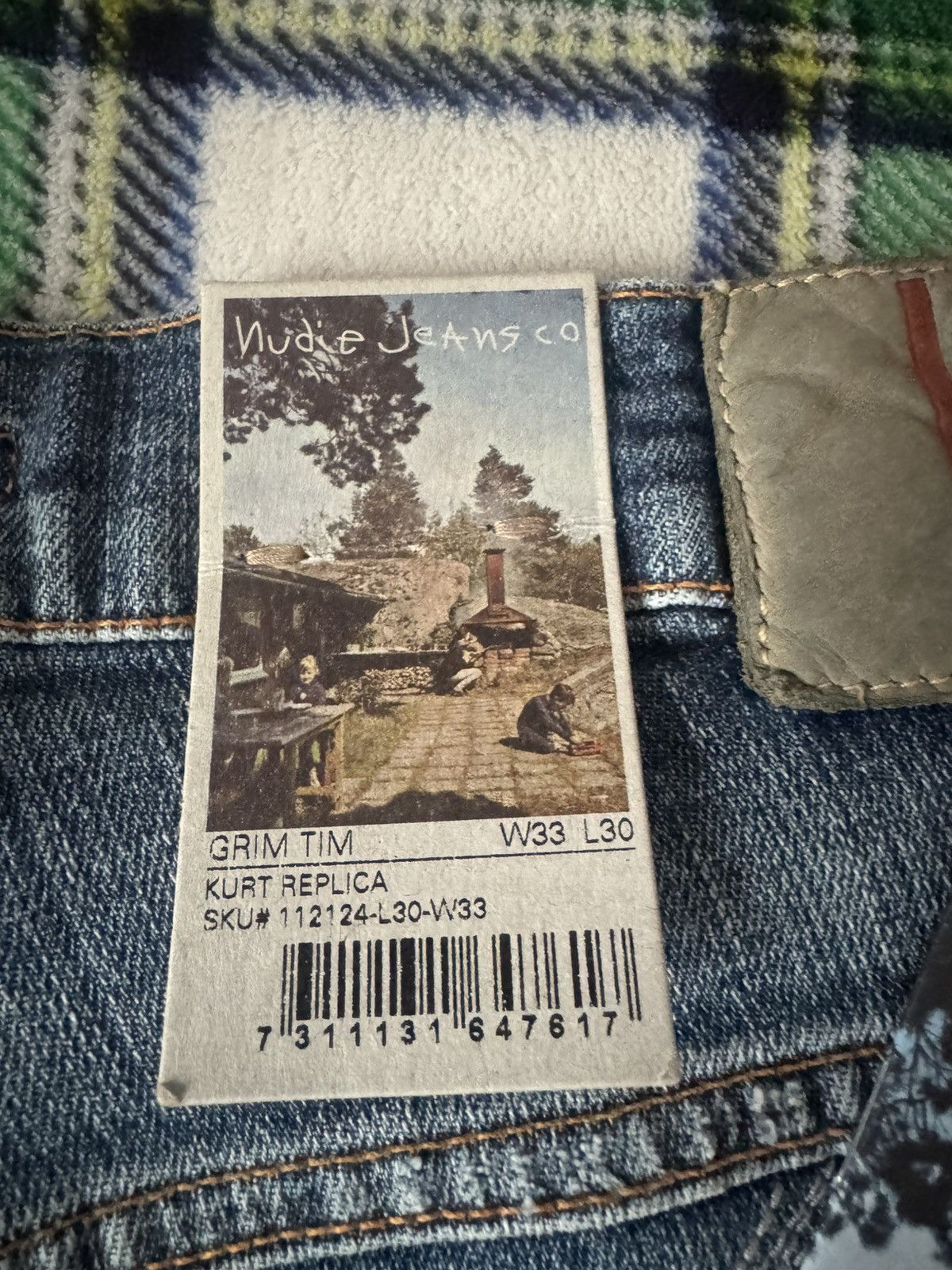Nudie Jeans Nudie Jeans Grim Tim Distressed Jeans Size US 33 - 4 Thumbnail