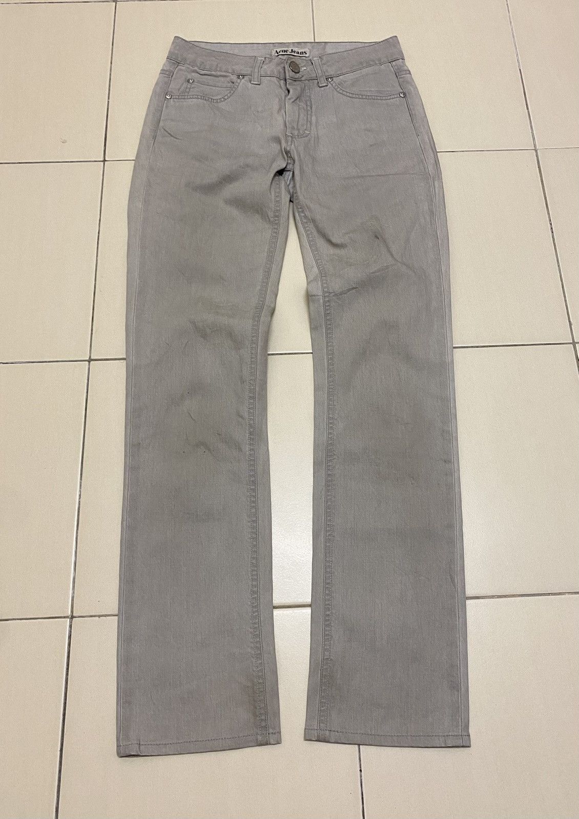 Acne Studios Acne Jeans Hex Bleached Grey Size US 26 / EU 42 - 1 Thumbnail