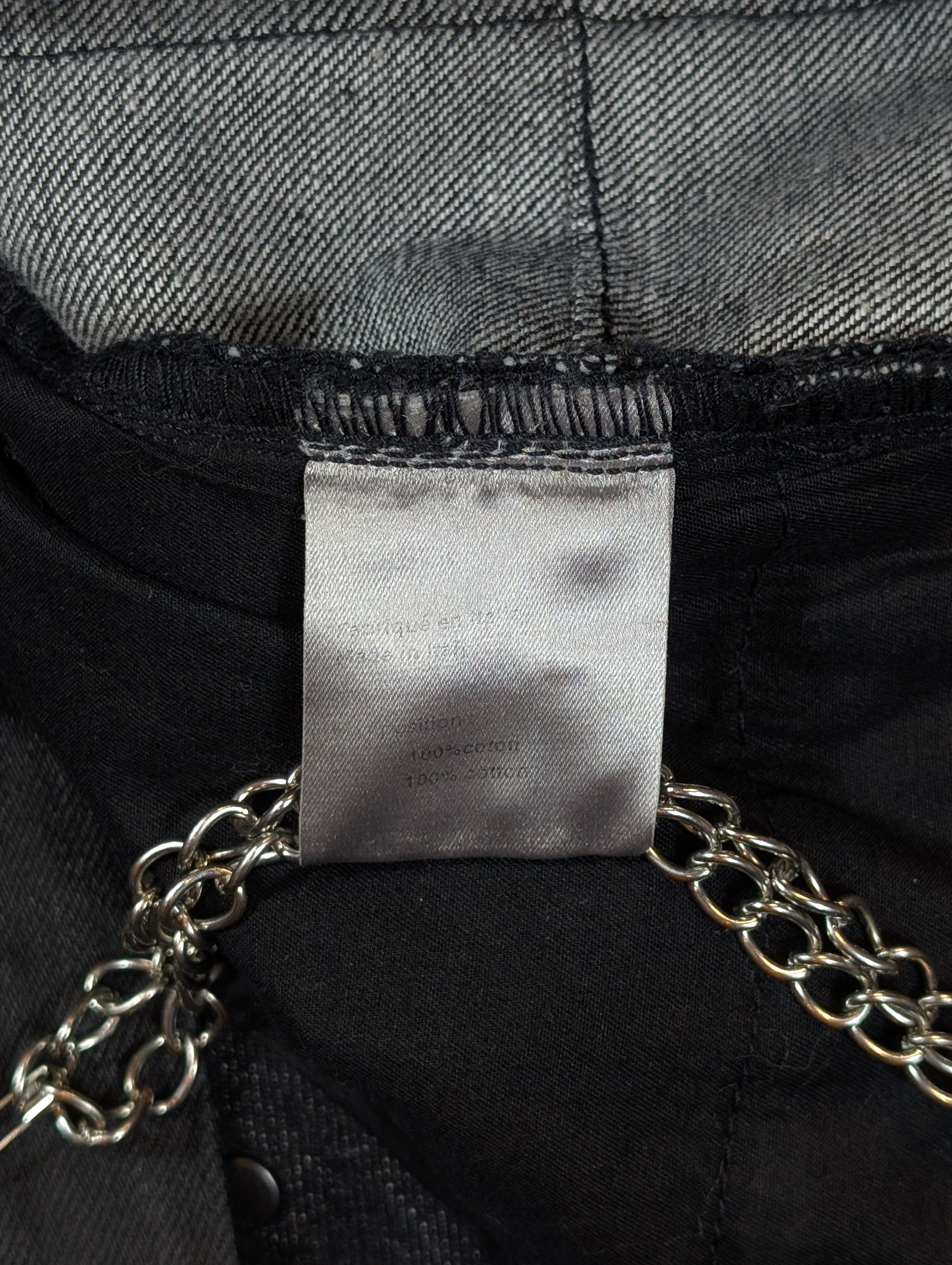 Dior Dior Homme Hedi SS04 Strip Distressed Waxed Denim Jeans Size US 30 / EU 46 - 9 Thumbnail