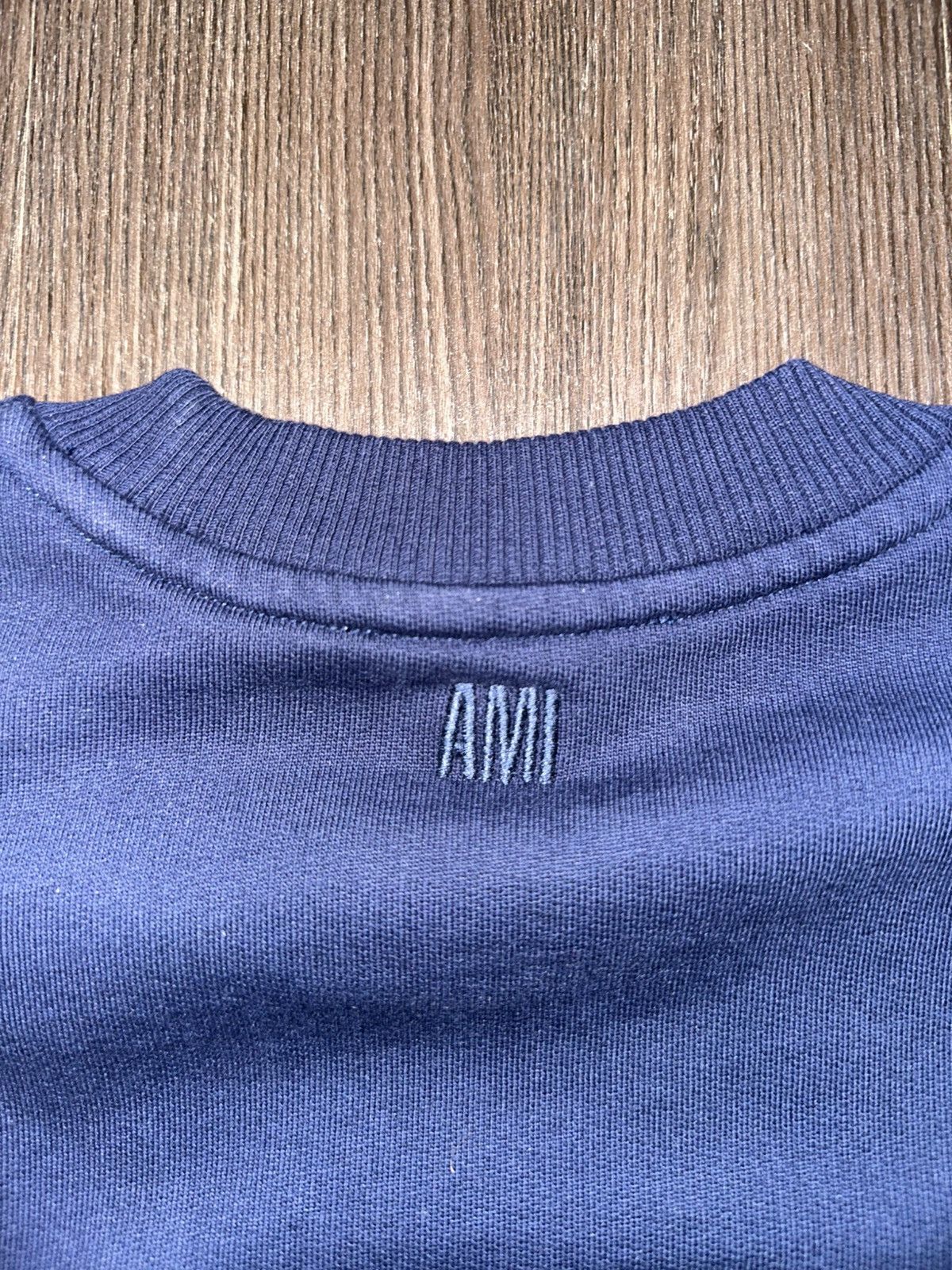 AMI AMI Alexandre Mattiussi Navy Crewneck Sweatshirt Size US XS / EU 42 / 0 - 6 Thumbnail