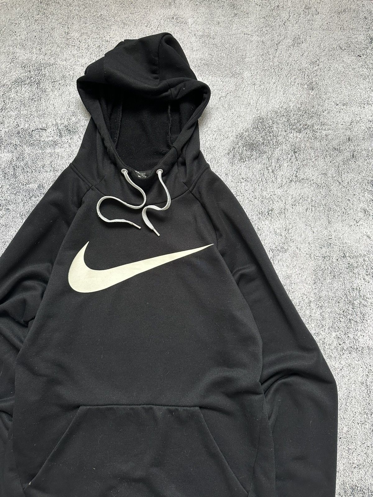 Nike Vintage Nike Hoodie Big Swoosh Logo Y2K White Size US M / EU 48-50 / 2 - 3 Thumbnail