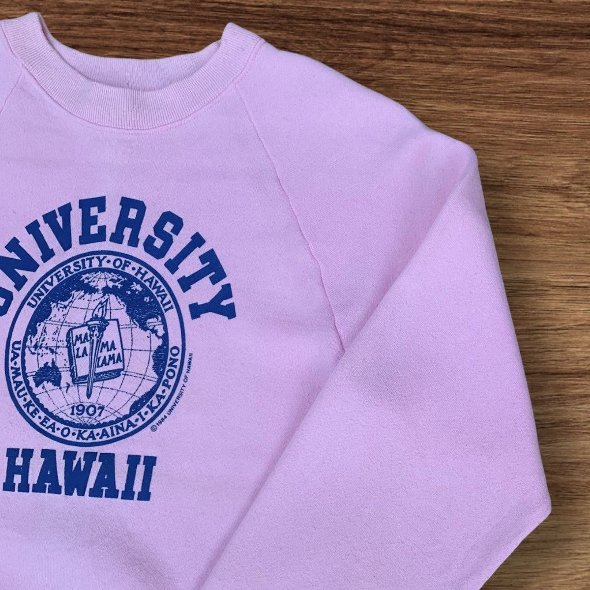 Fruit Of The Loom × Vintage Rare! Vintage 80s 90s University Of Hawaii Crewneck Size M / US 6-8 / IT 42-44 - 4 Thumbnail