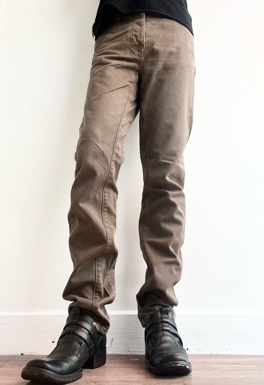 Lee × Vivienne Westwood 2010 Lee X Vivienne Westwood Straight Jeans Size US 32 / EU 48 - 3 Thumbnail