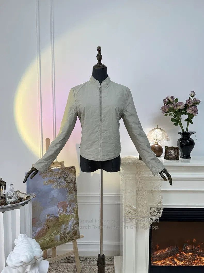 Hermes Hermes Bicolor simple chevron pattern cotton coat jacket, Size M / US 6-8 / IT 42-44 - 8 Thumbnail