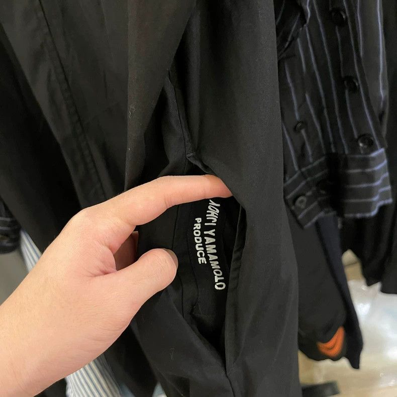 Yohji Yamamoto Yohji Yamamoto 19ss blue long-sleeve shirt 2504-Nextarrow Size US L / EU 52-54 / 3 - 6 Thumbnail