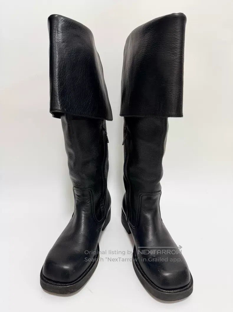 Yohji Yamamoto Yohji Yamamoto High-leg leather boots Size US 5.5 / EU 38 - 4 Thumbnail