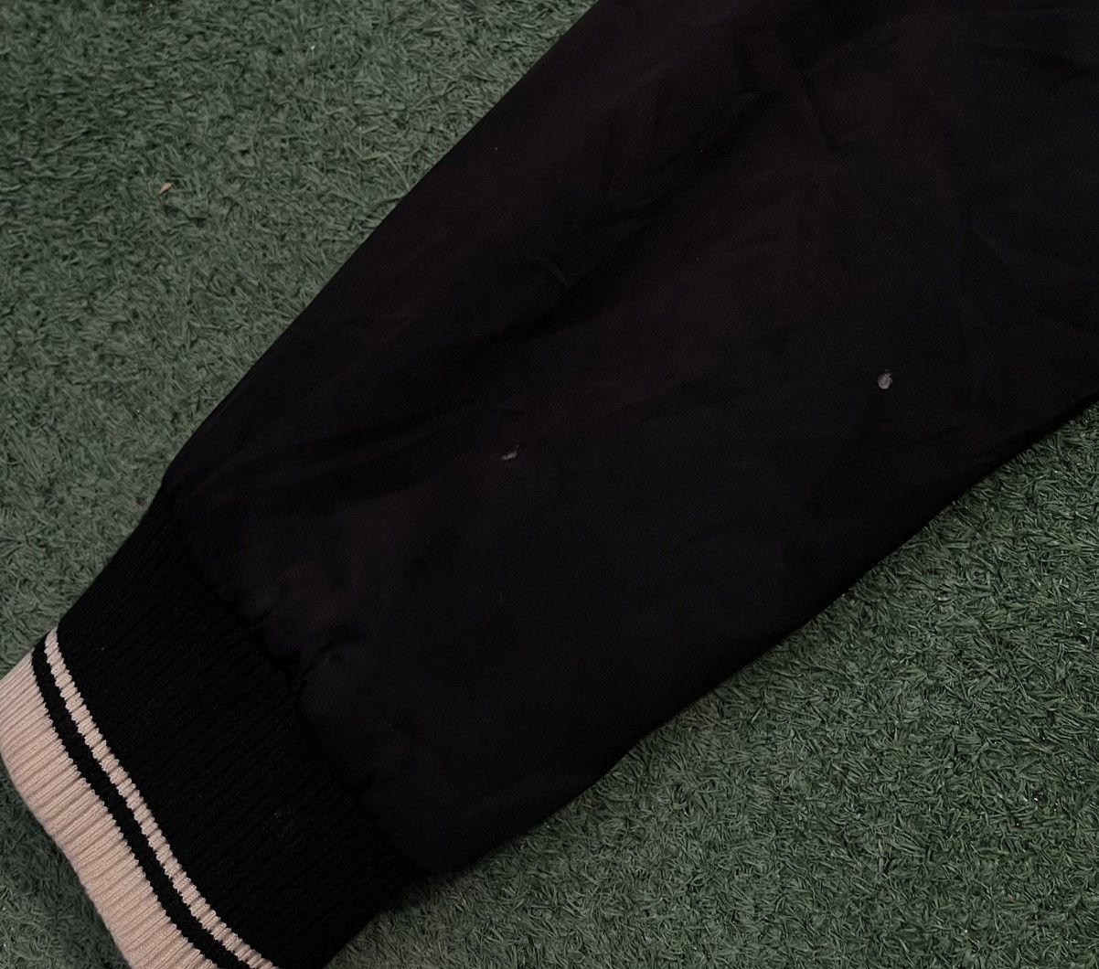 Designer × Dolce & Gabbana × Vintage Dolce & Gabbana Black Jacket With Leather and Cashmere Size US M / EU 48-50 / 2 - 8 Thumbnail