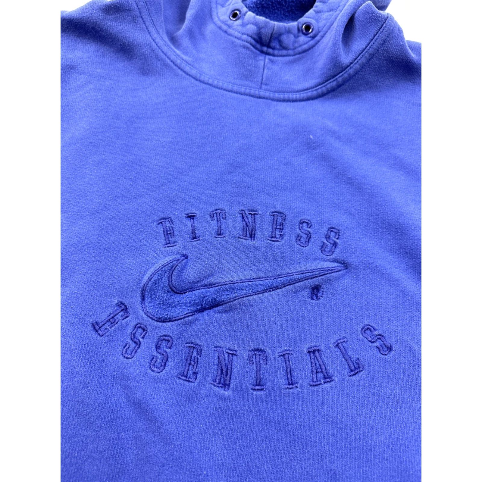 Nike VINTAGE Nike Hoodie Sweatshirt Women’s Small Blue Fitness Essentials Ladies Small Blue Activewear Pullover Long Sleeve Womens Size S / US 4 / IT 40 - 5 Thumbnail