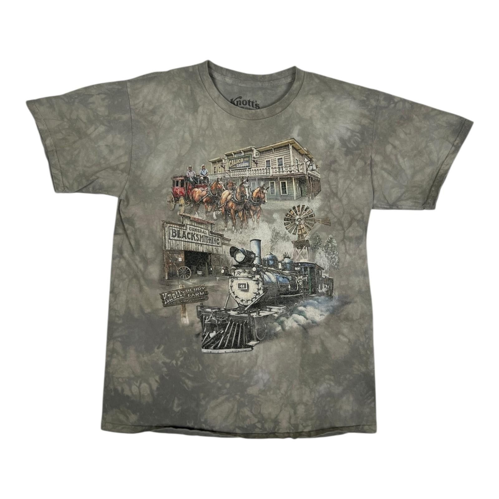 Other Vintage Knott's Berry Farm T-Shirt Mens Medium Gray Ghost To Size US M / EU 48-50 / 2 - 1 Thumbnail