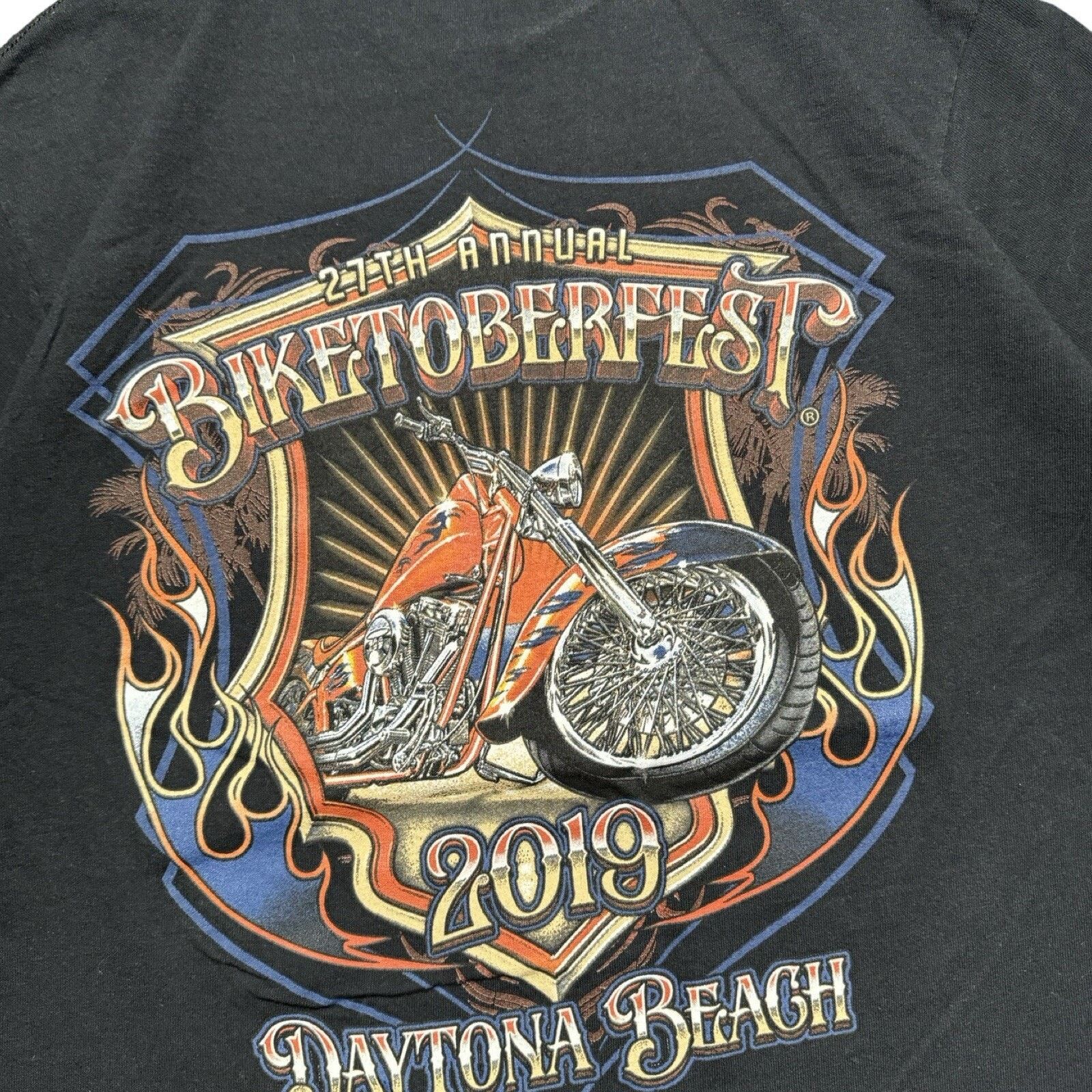 Other Y2K 2019 Daytona Beach Bike Week Graphic T Shirt L Biker Size US L / EU 52-54 / 3 - 2 Thumbnail