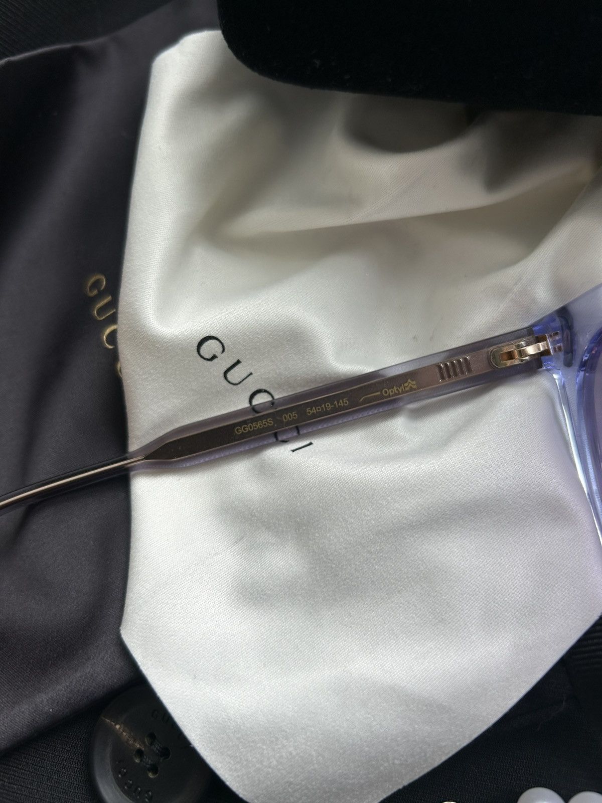 Gucci × Tom Ford glasses Gucci Seasonal Icon GG0565S-005 Size ONE SIZE - 17 Thumbnail