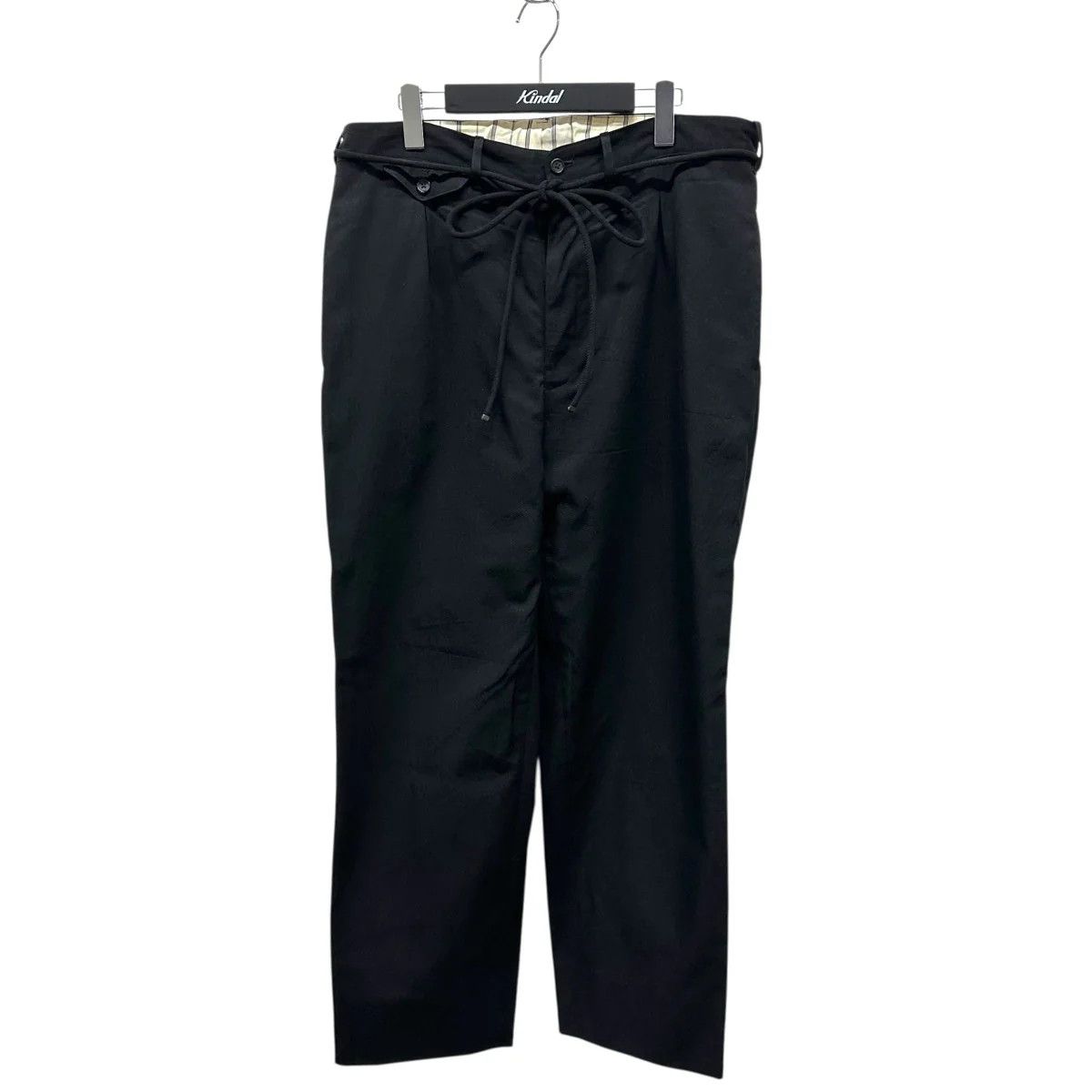YOHJI YAMAMOTO/black/cupra/ Slacks