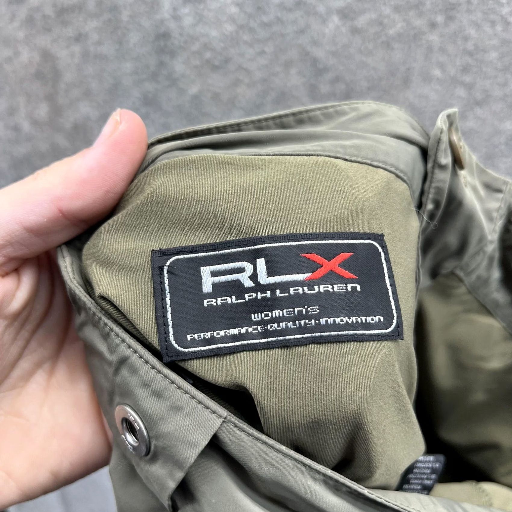RLX Ralph Lauren RLX Ralph Lauren Skort Womens 10 Green Cargo Pocket Golf Performance Stretch Skort Size ONE SIZE - 3 Thumbnail