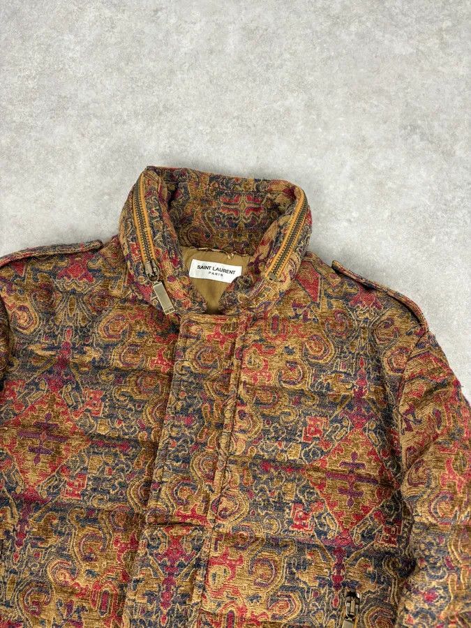 Saint Laurent Paris FW2017 Saint Laurent Persan Nylon Quilted Puffer Jacket Size S / US 4 / IT 40 - 4 Thumbnail