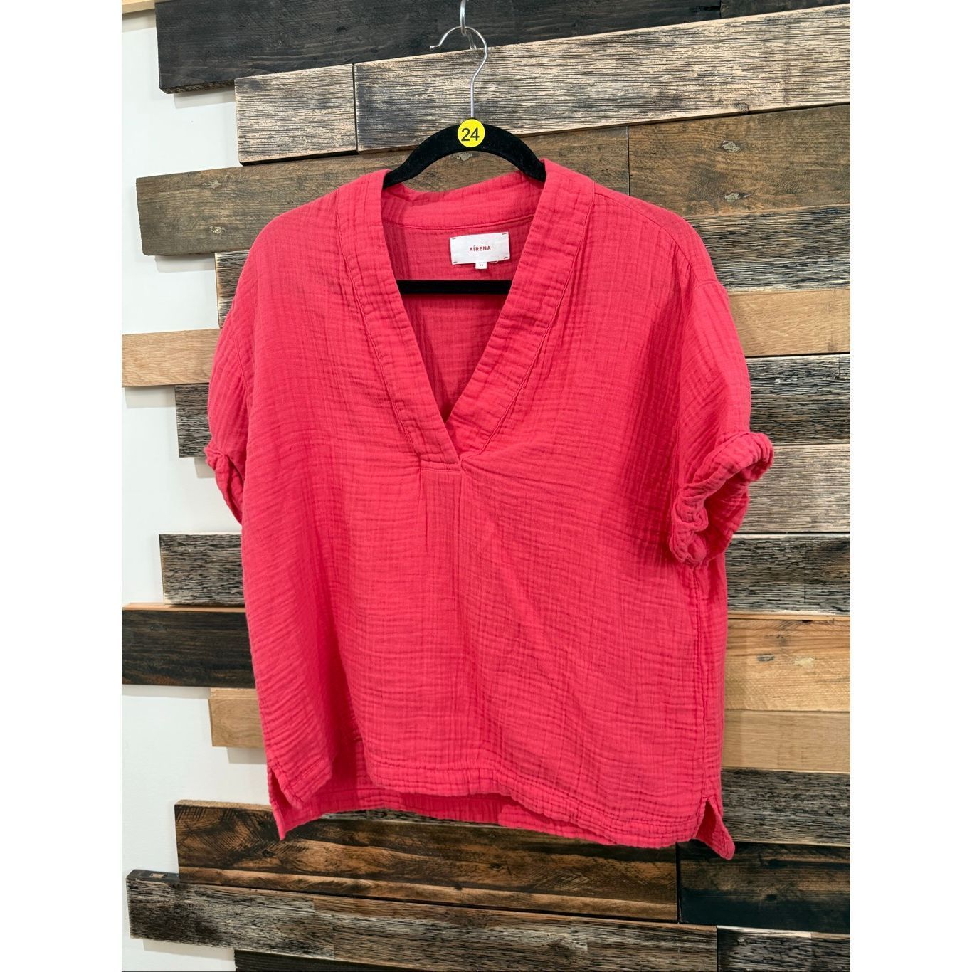 Xirena Xirena boho oversized lagenlook top short sleeves size XS Size XS / US 0-2 / IT 36-38 - 2 Thumbnail