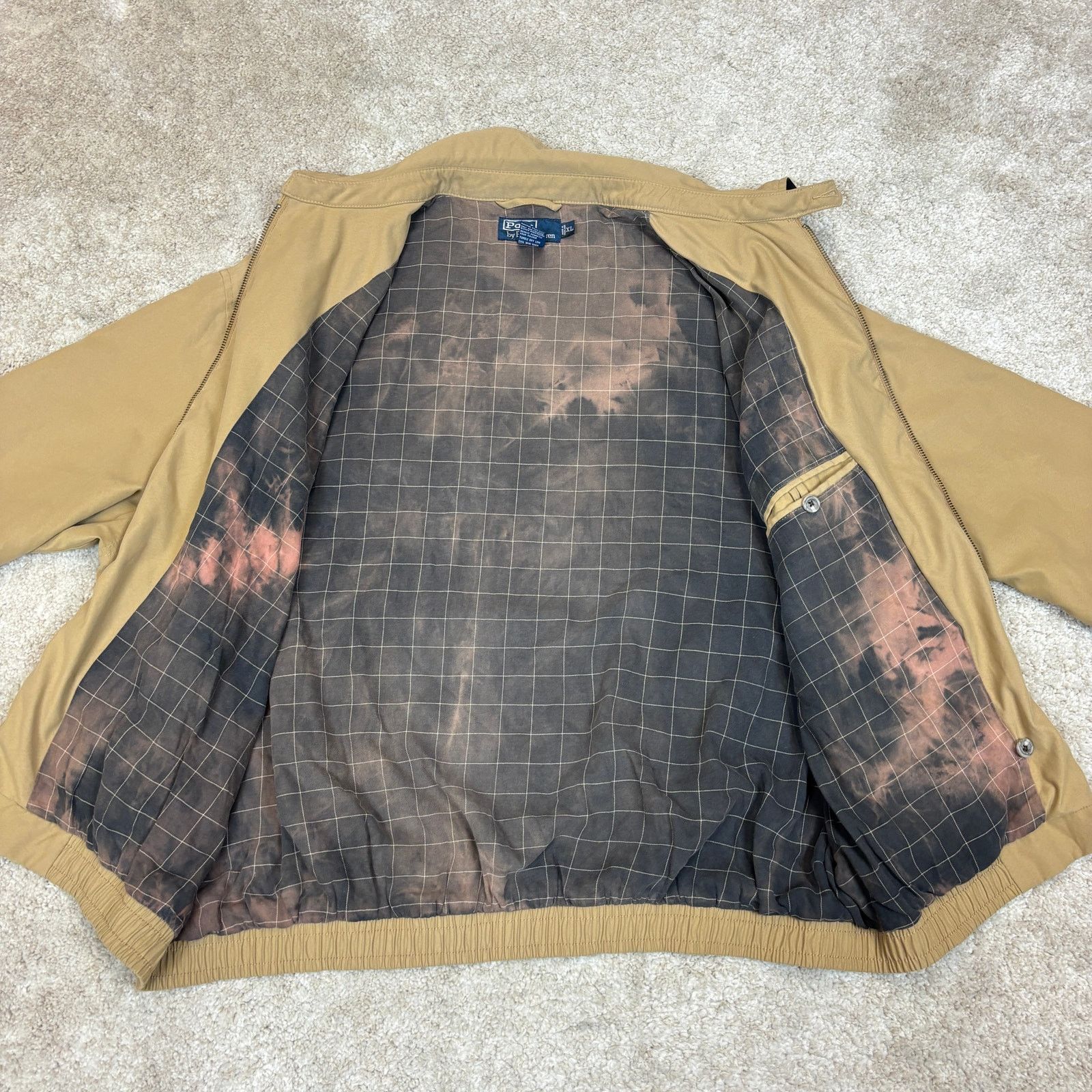 Polo Ralph Lauren × Vintage VTG Polo Ralph Lauren Plaid Lined Full Zip Bomber Men's XL Size US XL / EU 56 / 4 - 3 Thumbnail