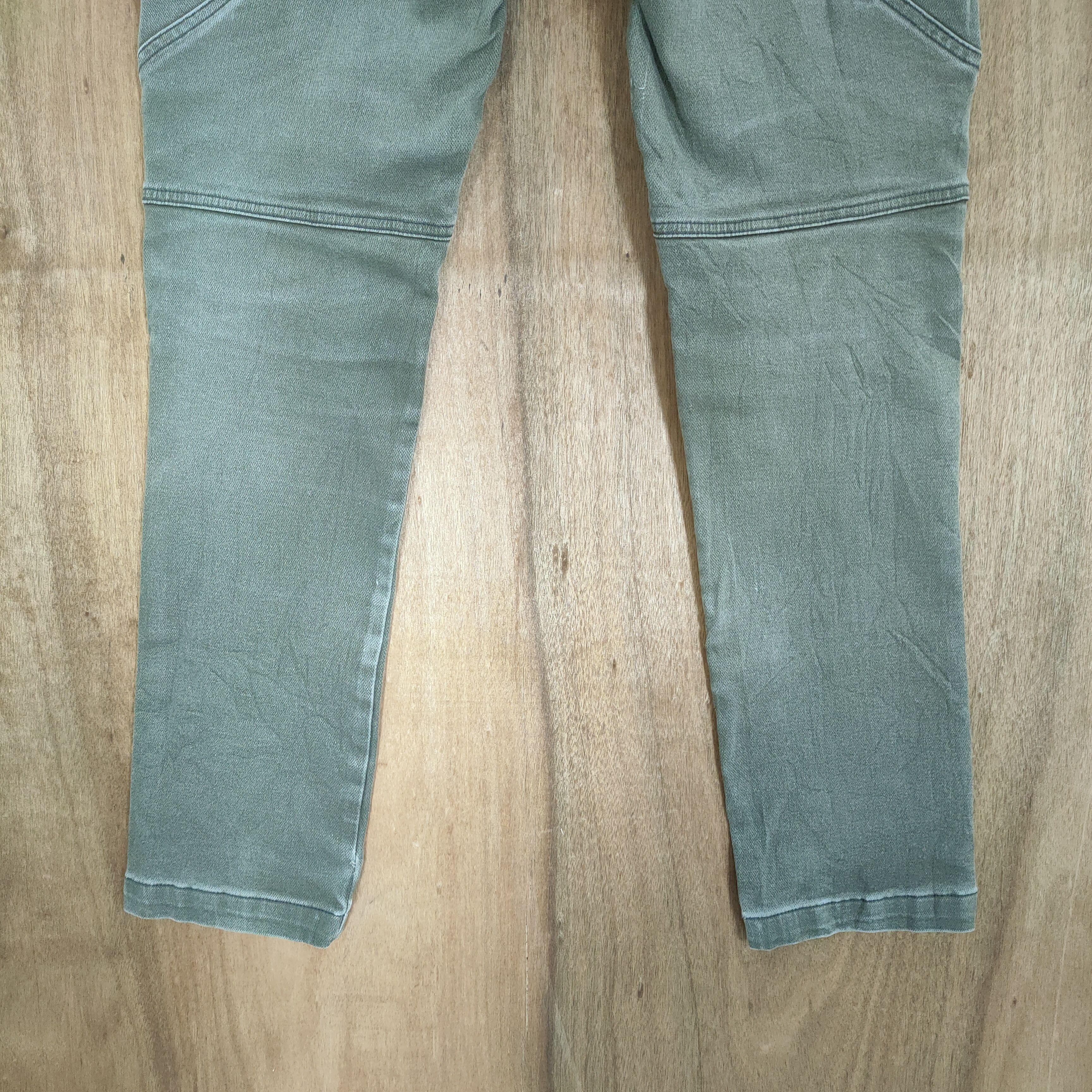Japanese Brand VINTAGE JAPANESE FADED DOUBLE KNEE CARGO PANTS Size US 30 / EU 46 - 9 Thumbnail