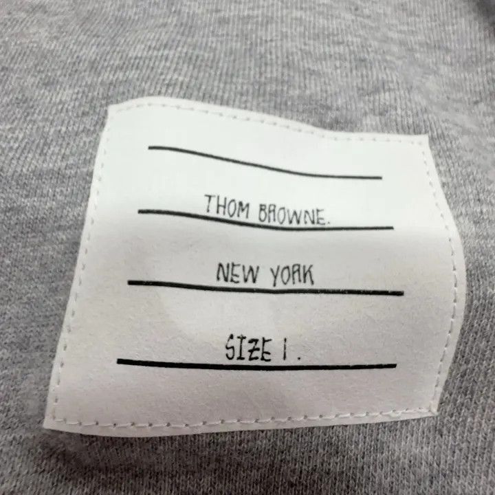 Thom Browne Thom Browne Classic Grey Knit Sport Pants -2507 Size US 26 / EU 42 - 1 Thumbnail