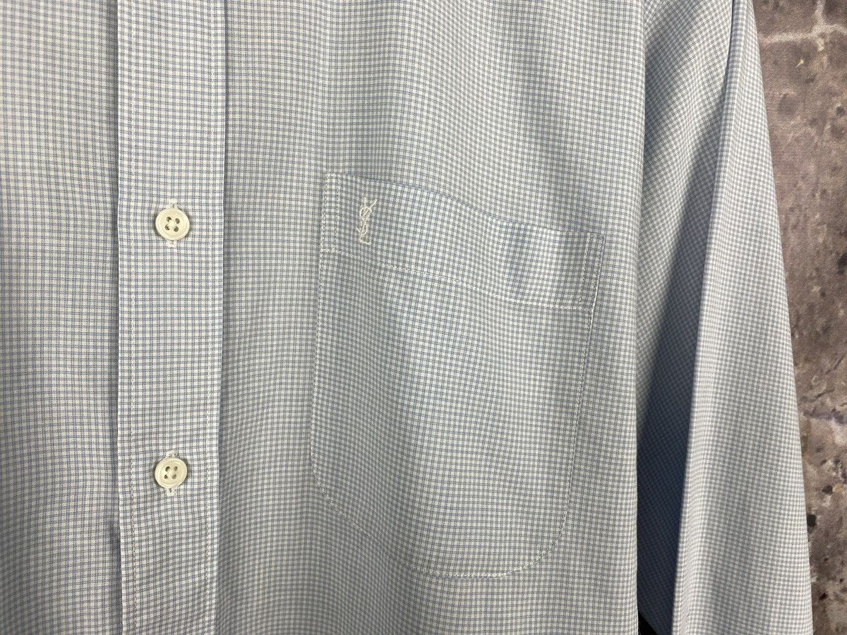 Yves Saint Laurent Mens Yves Saint Laurent Long Sleeve Shirt Button Up Size L Size US L / EU 52-54 / 3 - 4 Thumbnail