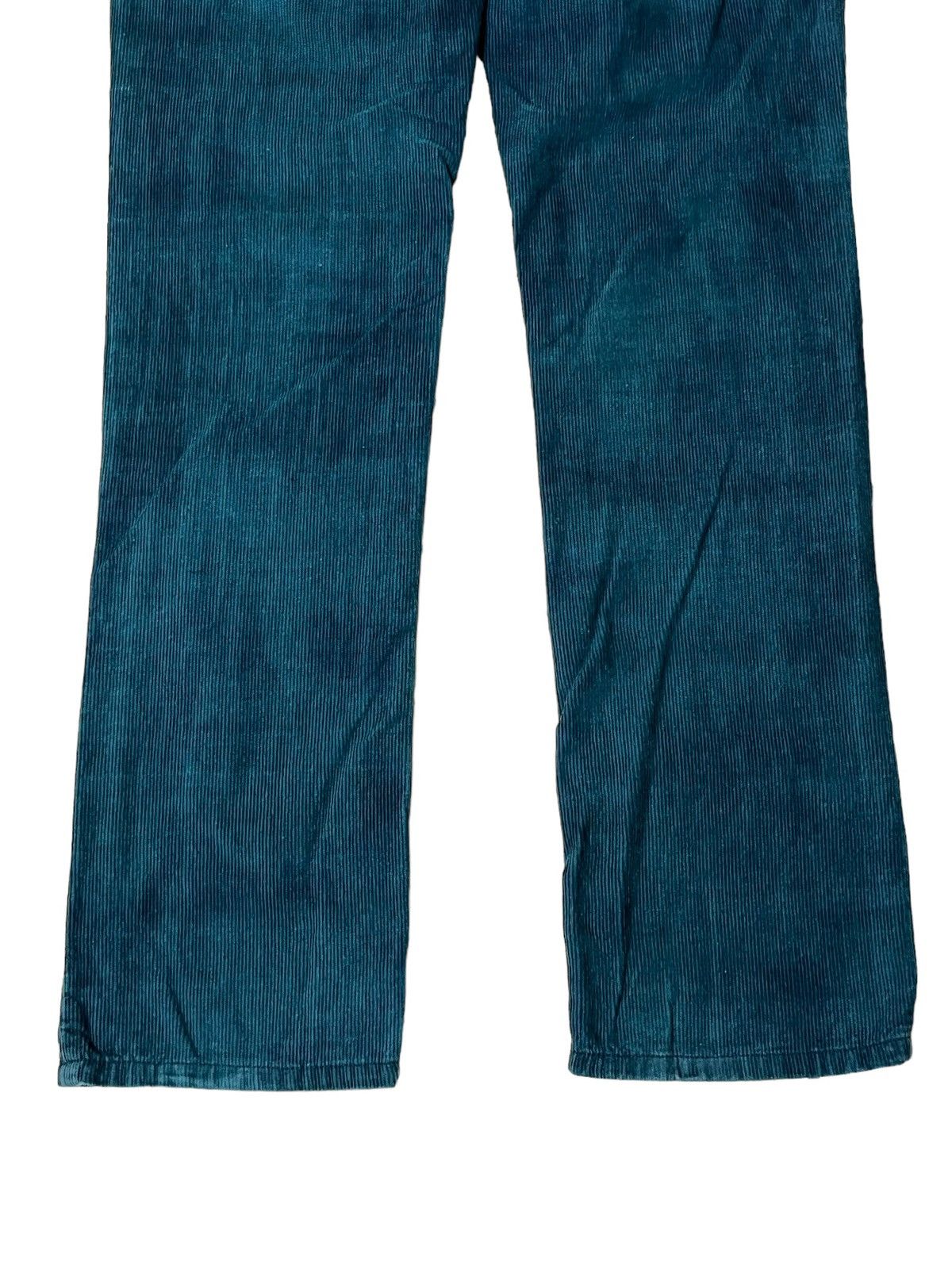 In The Attic IN THE ATTIC GREEN CORDUROY JEANS Size US 33 - 6 Thumbnail