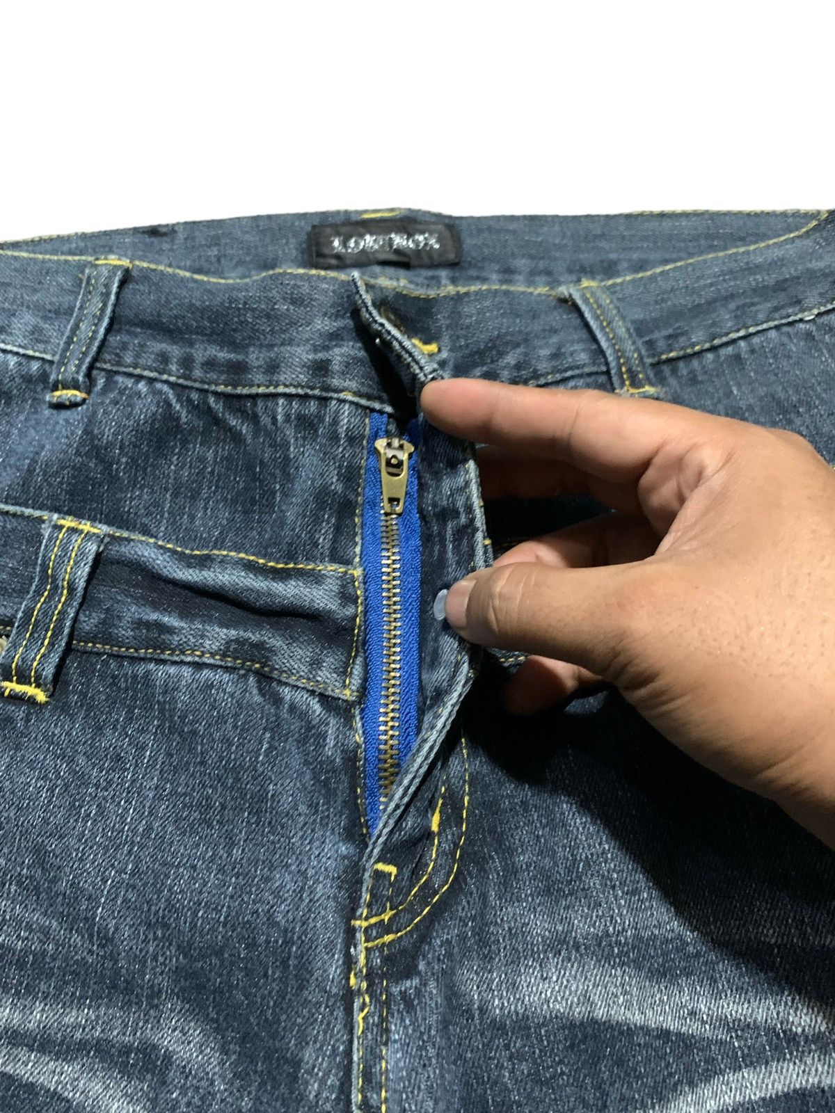GOSTAR DE FUGA × LOWBOX × Tornado Mart Lowbox double waist 3/4 jeans Size US 30 / EU 46 - 7 Thumbnail
