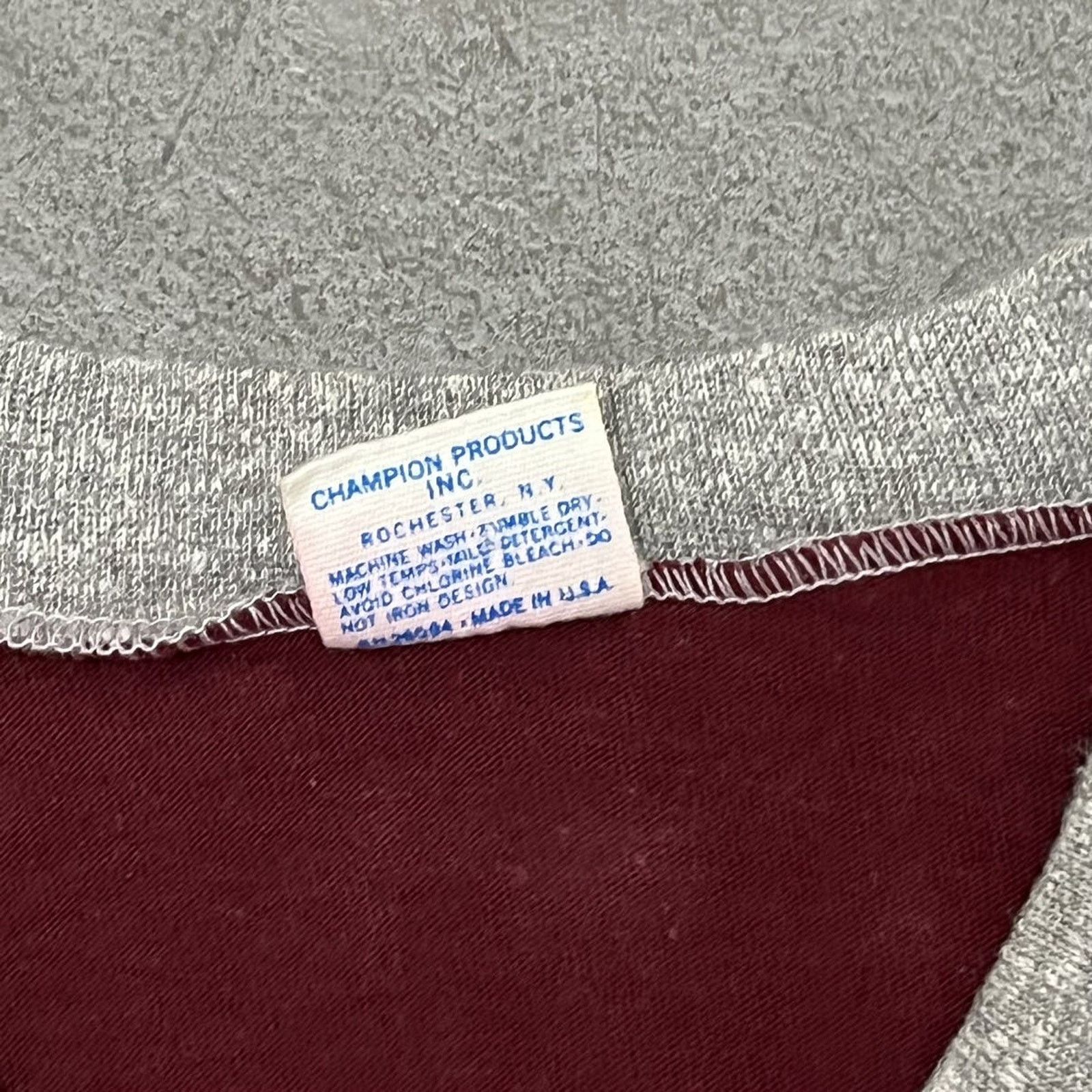 Champion × Vintage Vintage 1970’s Champion Blue Bar UBC Graphic T-shirt Small Size S / US 4 / IT 40 - 5 Thumbnail
