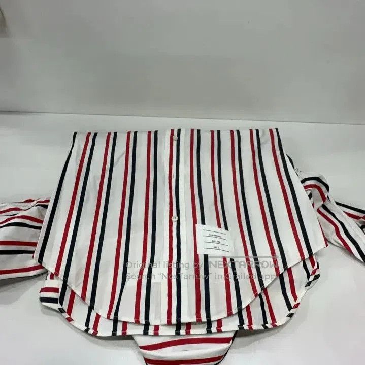 Thom Browne Thom Browne Striped Long Sleeve Casual Shirt. Size US XS / EU 42 / 0 - 4 Thumbnail