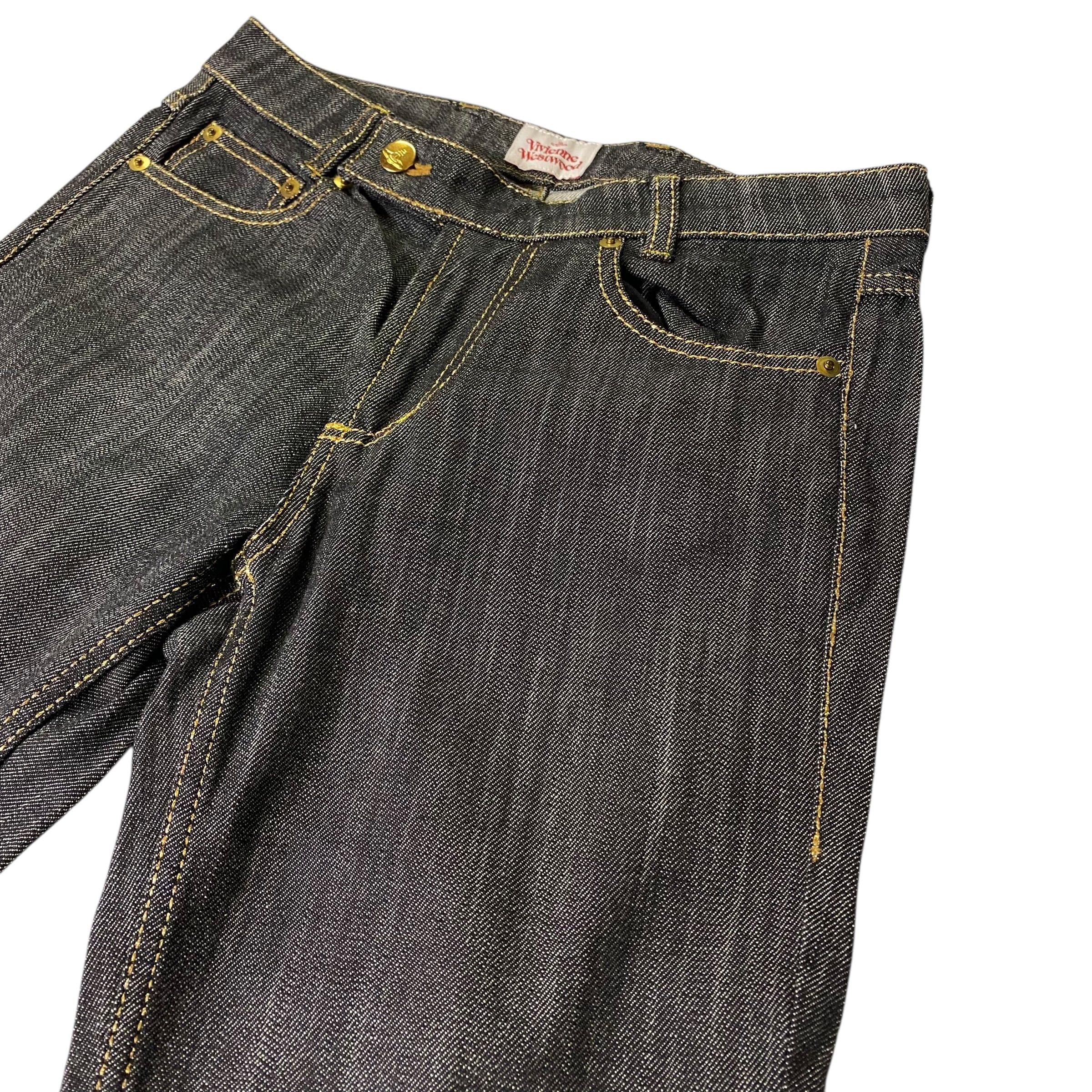 Vivienne Westwood Vivienne Westwood Black Denim Pants Size 2 Size 26" / US 2 / IT 38 - 3 Thumbnail