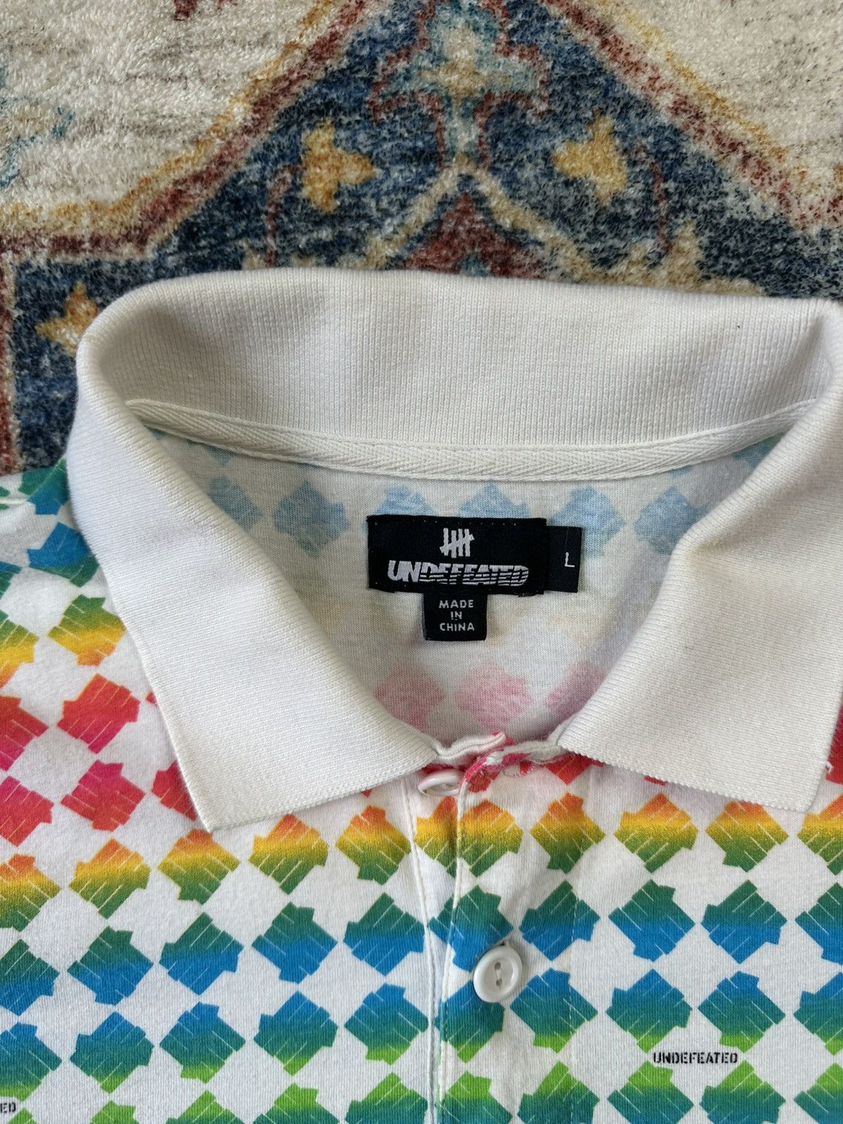 Undefeated Undefeated All Over Print Polo Shirt Large Size US L / EU 52-54 / 3 - 3 Thumbnail