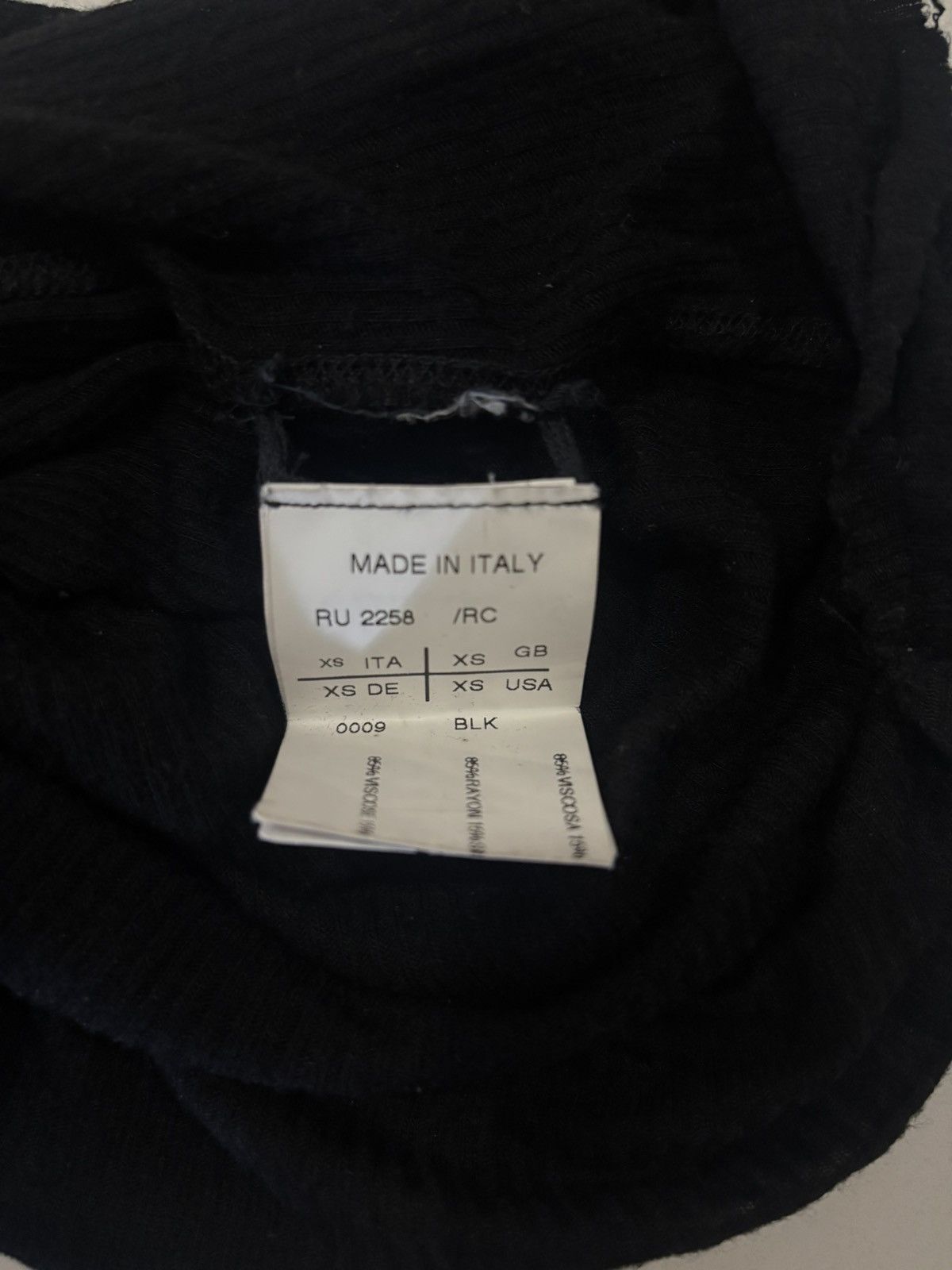 Rick Owens × Rick Owens Drkshdw Rick Owens FW08 “Creatch” Ribbed Pullover Hoodie Long Sleeve Size US XS / EU 42 / 0 - 9 Thumbnail