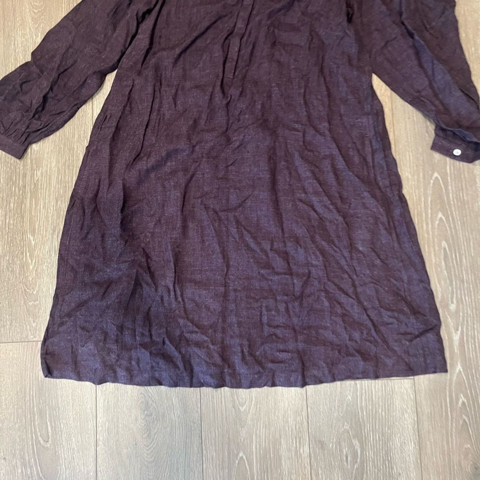 J. Jill J. Jill Plum Woven Knee Length Dress - Size S Size S / US 4 / IT 40 - 2 Thumbnail