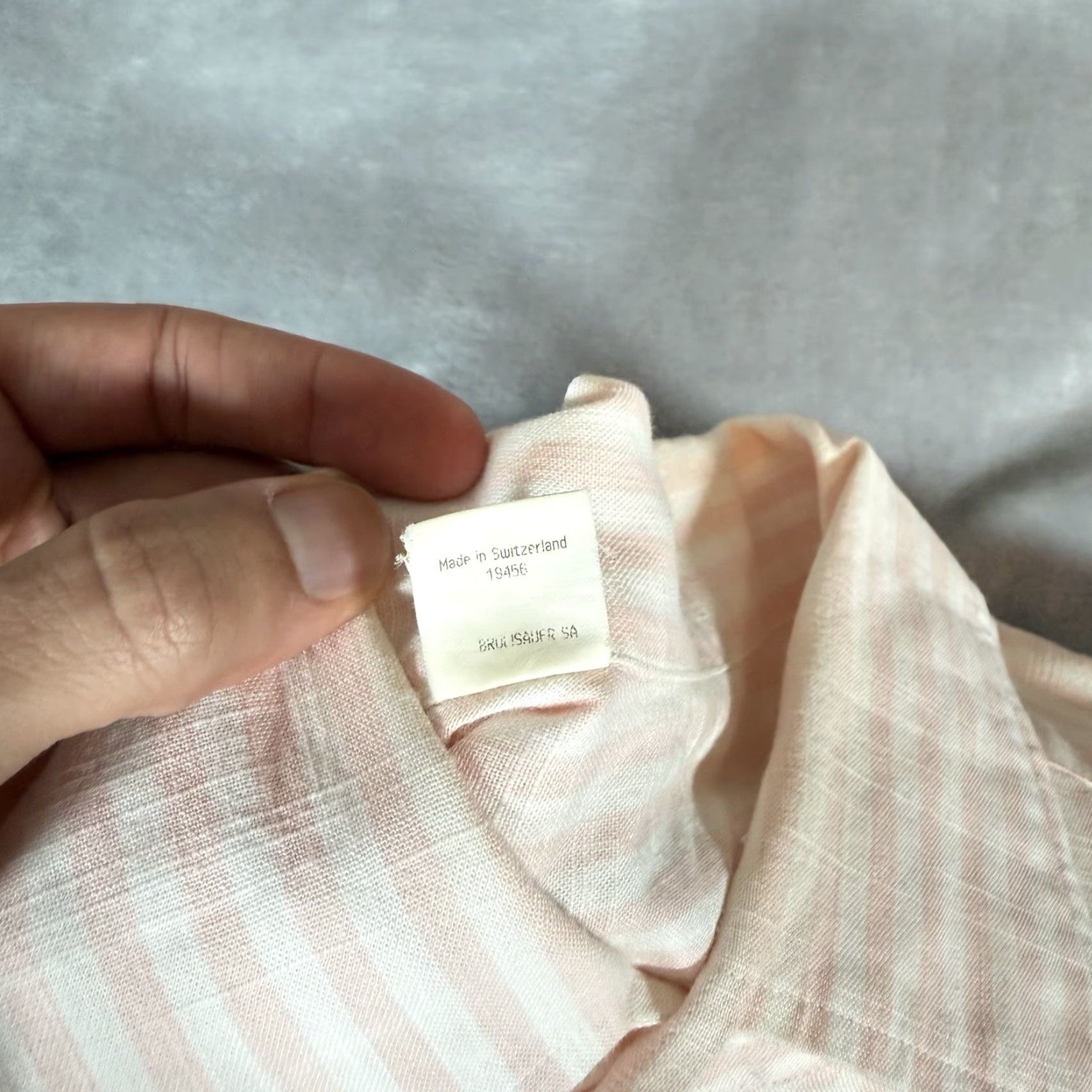 Pinko Vintage Maus & Hoffman Cotton Striped Button Shirt Mens Medium Pink 80s Size US M / EU 48-50 / 2 - 7 Thumbnail