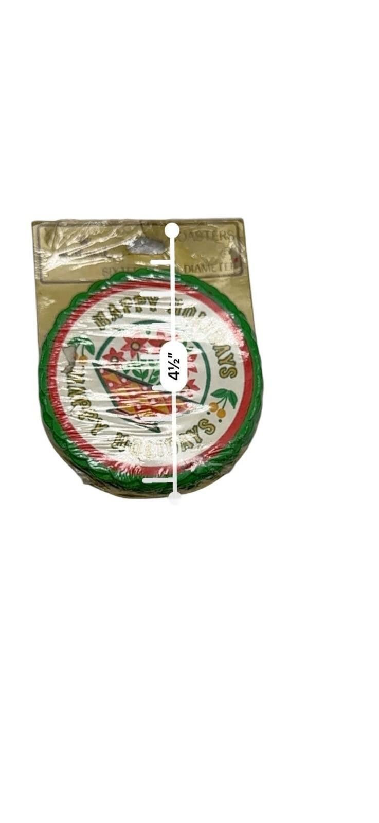 Unknown London Hallmark Happy Holidays Paper Coasters Diameter Set Of 16 Size ONE SIZE - 6 Thumbnail