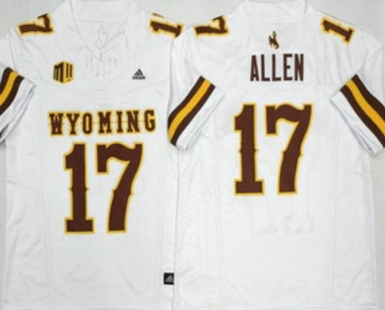 Other Wyoming Cowboys #17 Josh Allen Limited White FUSE Jersey Size US L / EU 52-54 / 3 - 1 Thumbnail