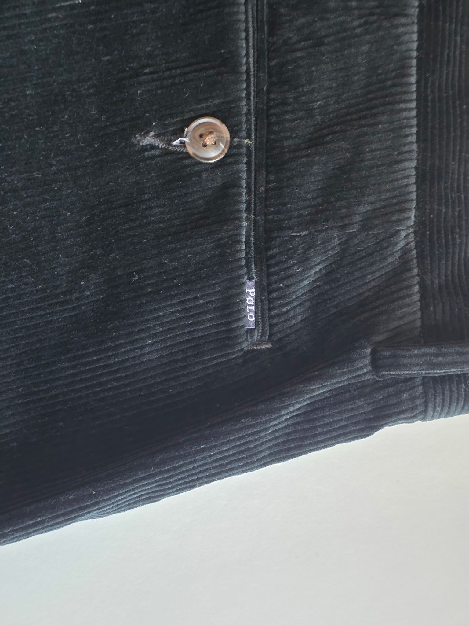 Polo Ralph Lauren Polo Ralph Lauren Corduroy Pants - Black - 36/34 Size US 36 / EU 52 - 3 Thumbnail