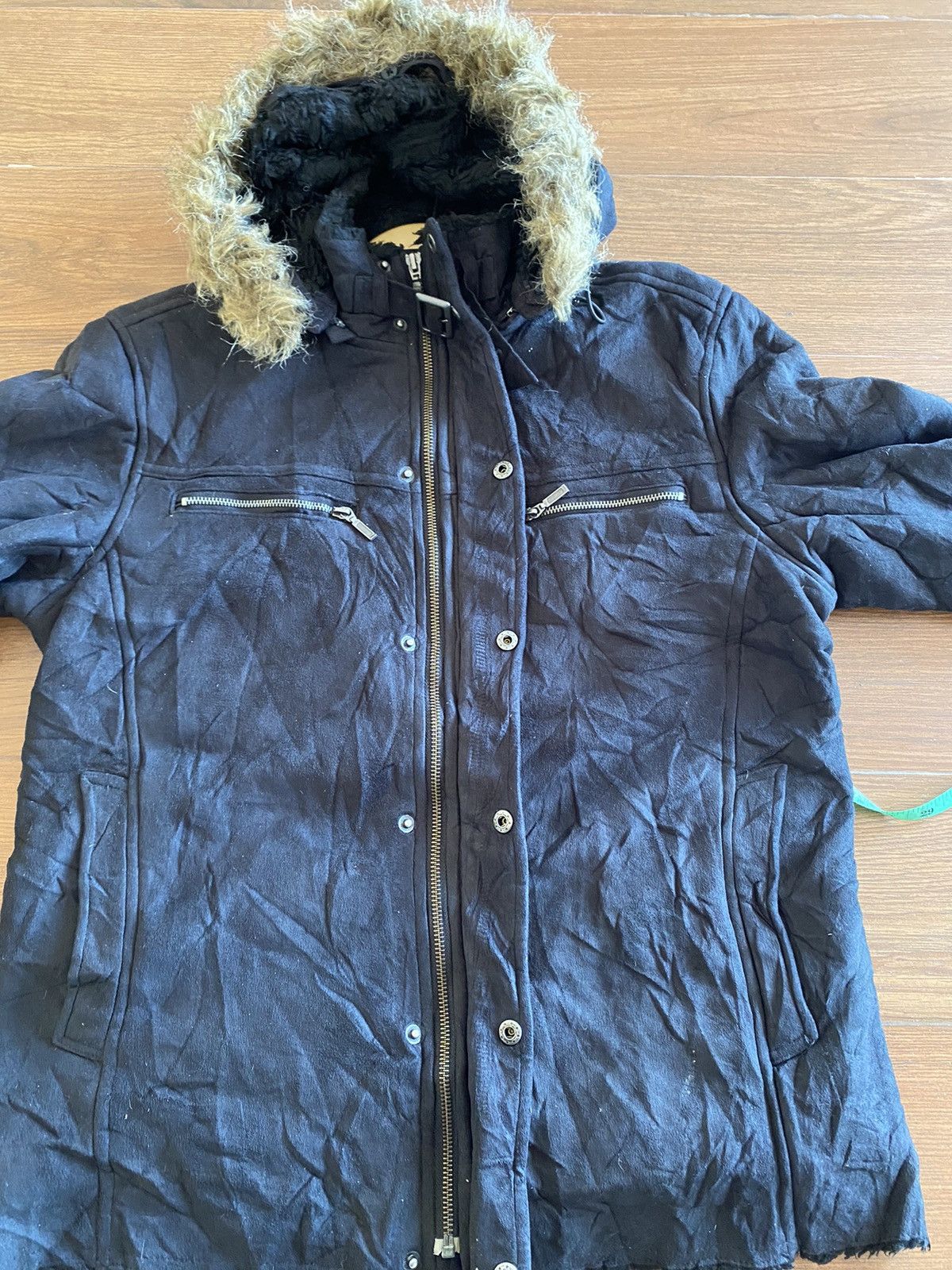 If Six Was Nine × KMRii × Le Grande Bleu (L.G.B.) Japanese Nota Bene Fur Suede Jacket Size US M / EU 48-50 / 2 - 6 Thumbnail