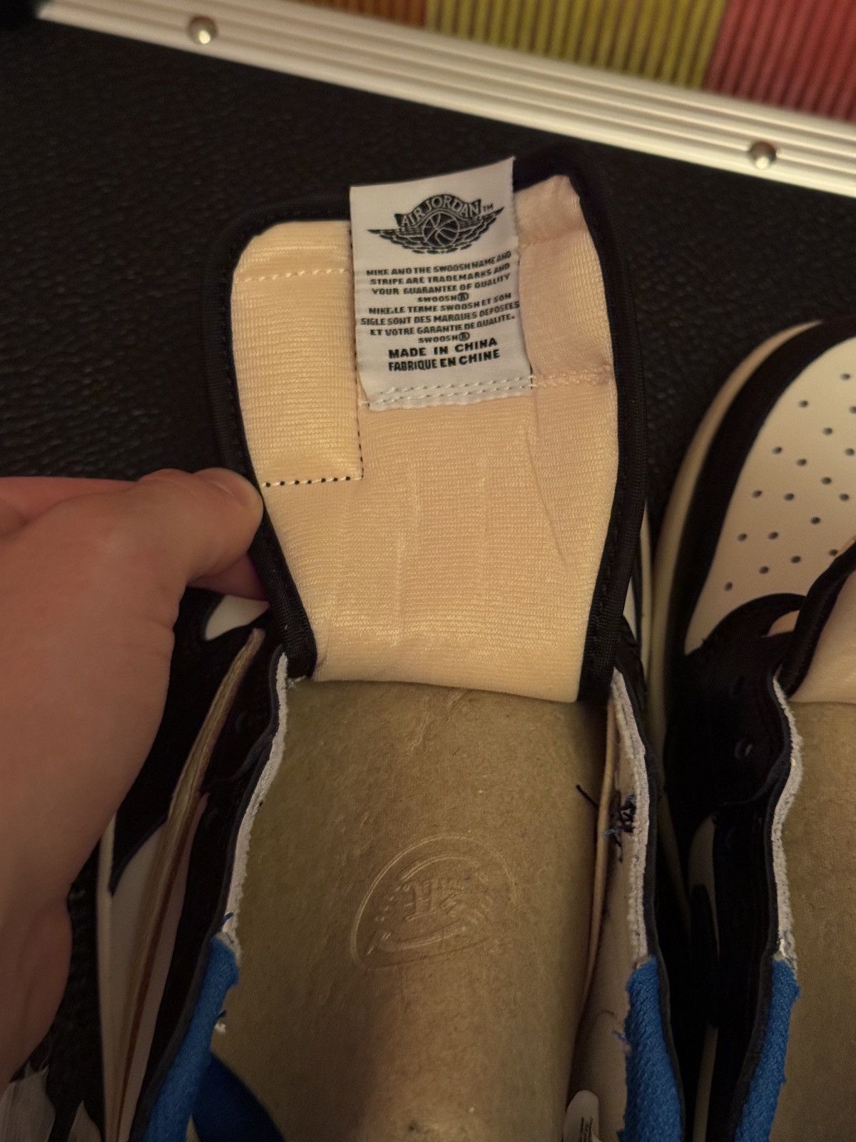 Fragment Design × Nike Travis Scott x Fragment x Air Jordan 1 Low OG SP Size US 11.5 / EU 44-45 - 12 Thumbnail