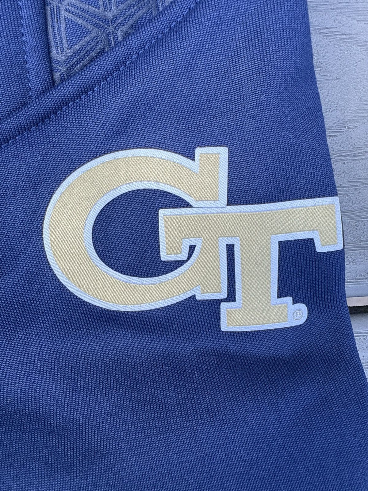 Adidas Adidas Georgia Tech Tapered Track Pants – Navy w/ GT Logo Size US 30 / EU 46 - 3 Thumbnail