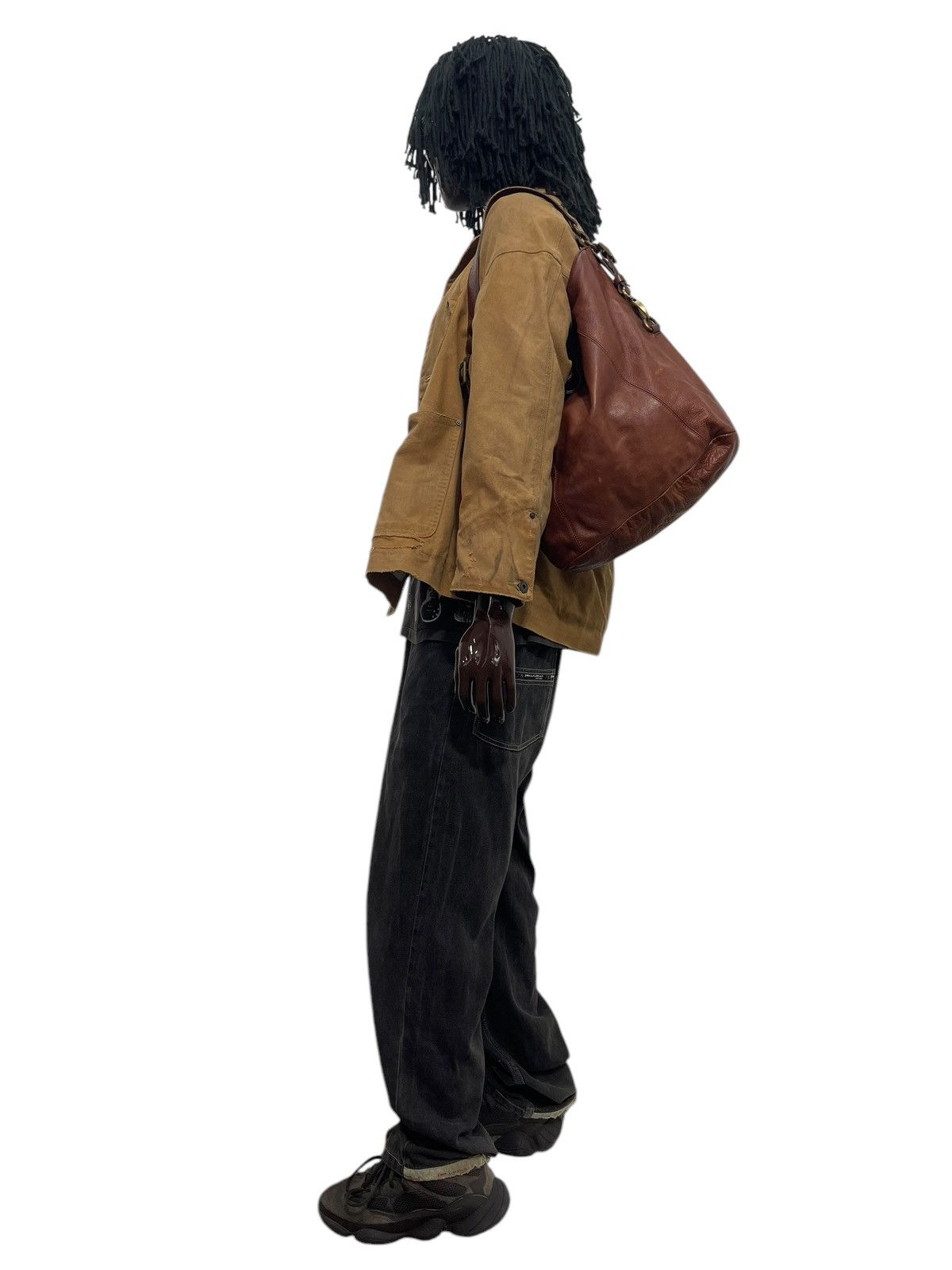 Leather Full Leather Patina Stephen Tote Shoulder Bag 1🟩7 Size ONE SIZE - 2 Thumbnail