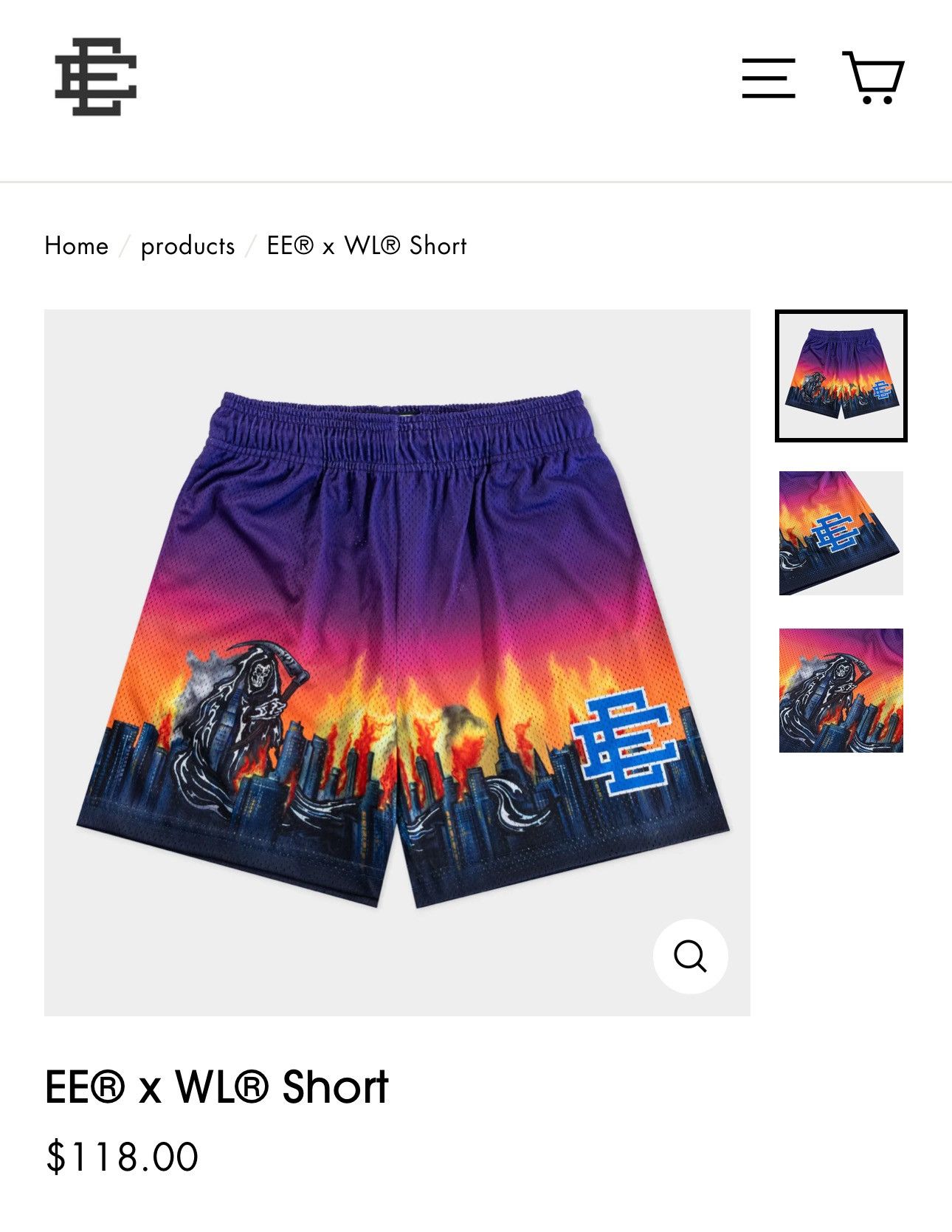 Eric Emanuel × Warren Lotas NEW Eric Emanuel x Warren Lotas Shorts Large Size US 34 / EU 50 - 9 Thumbnail