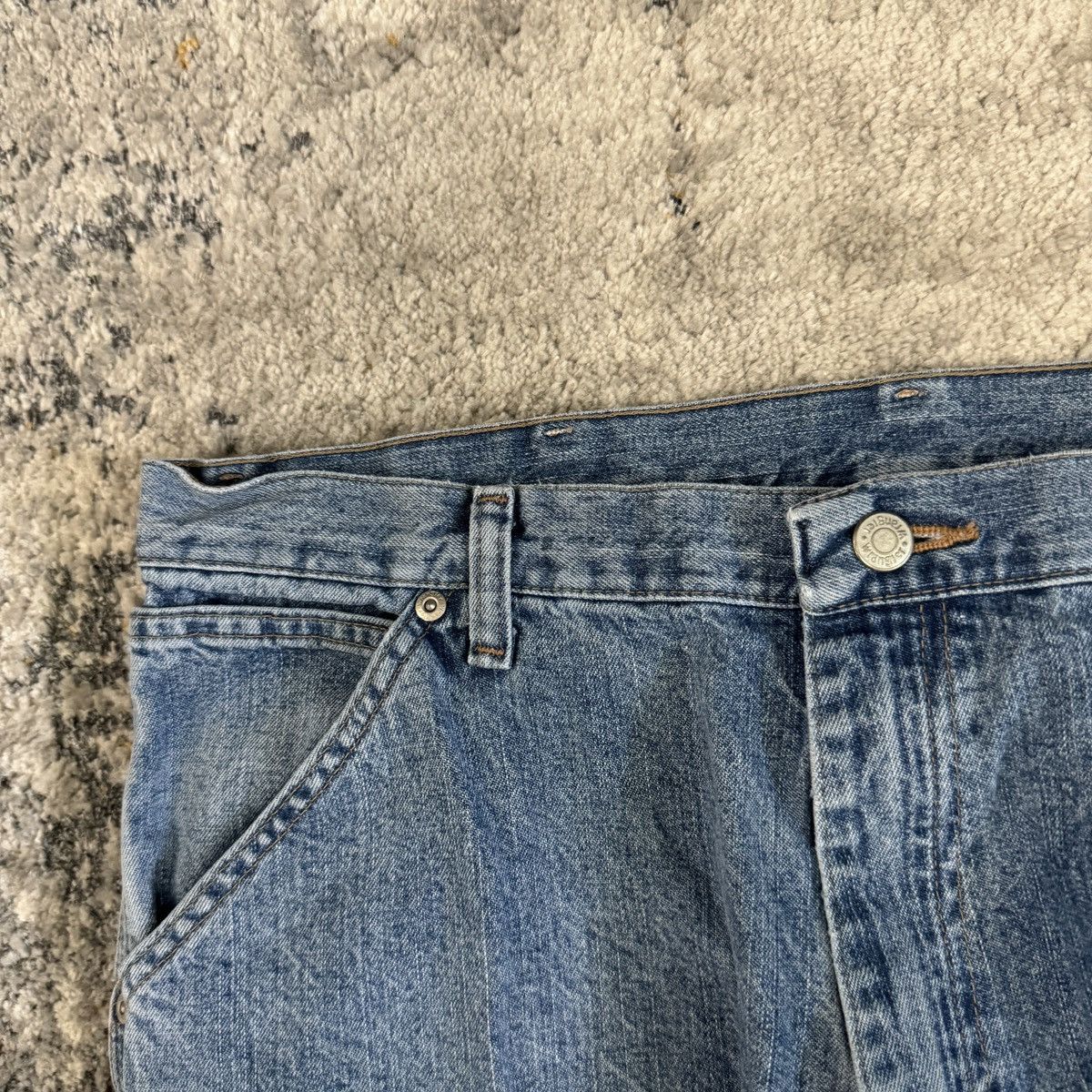 Vintage × Wrangler Essential Vintage y2k Wrangler wide leg baggy carpenter jean Size US 34 / EU 50 - 4 Thumbnail