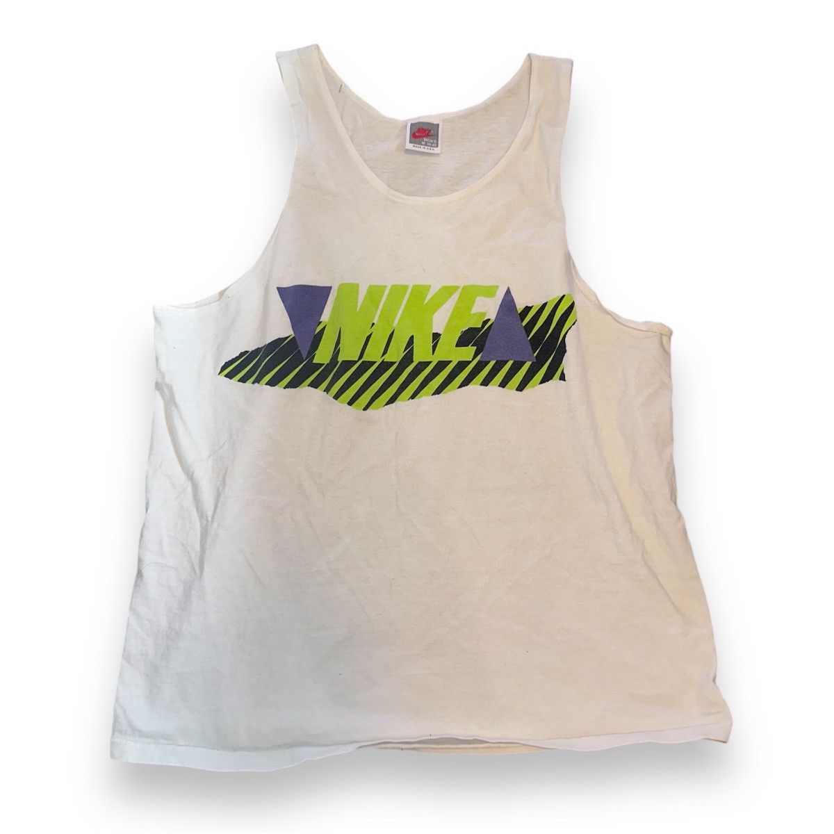 Nike × Vintage Retro 90s Vintage Nike Tank Top Size US M / EU 48-50 / 2 - 1 Thumbnail