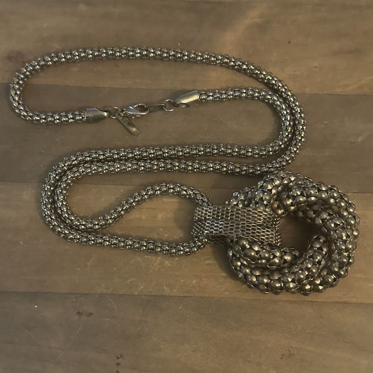 Other Daisy Fuentes long chunky knot pendant necklace Size ONE SIZE - 3 Thumbnail