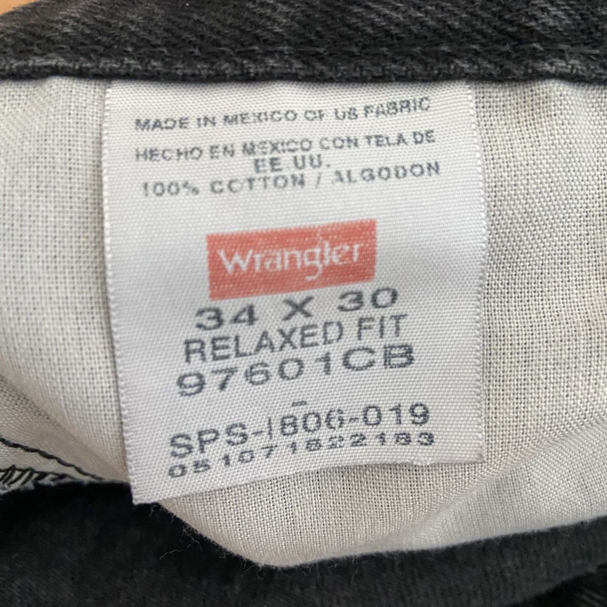Wrangler Wrangler Men’s Relaxed Fit Black Jeans Size 34x30 Size US 34 / EU 50 - 7 Thumbnail